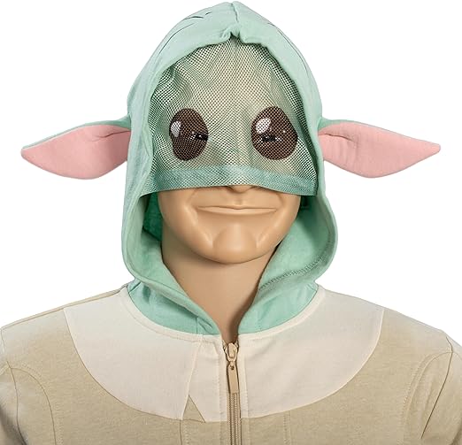Star Wars Yoda Kids Boys Hoodie Mask with Ears - Image 5