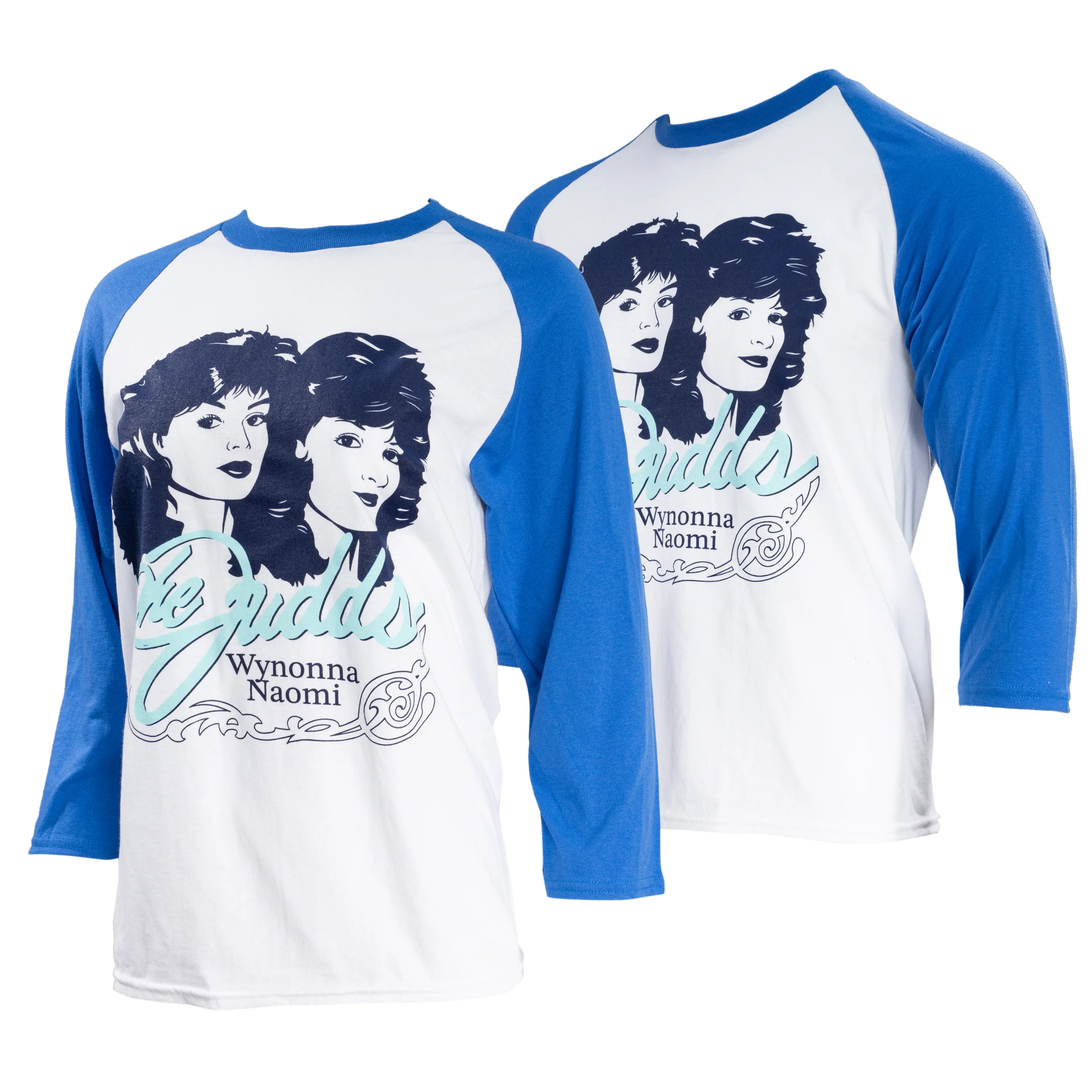 Step Bros Classic Music Singers Duo's Raglan Blue and White Tribute Movie T-shirt Tee - Image 4