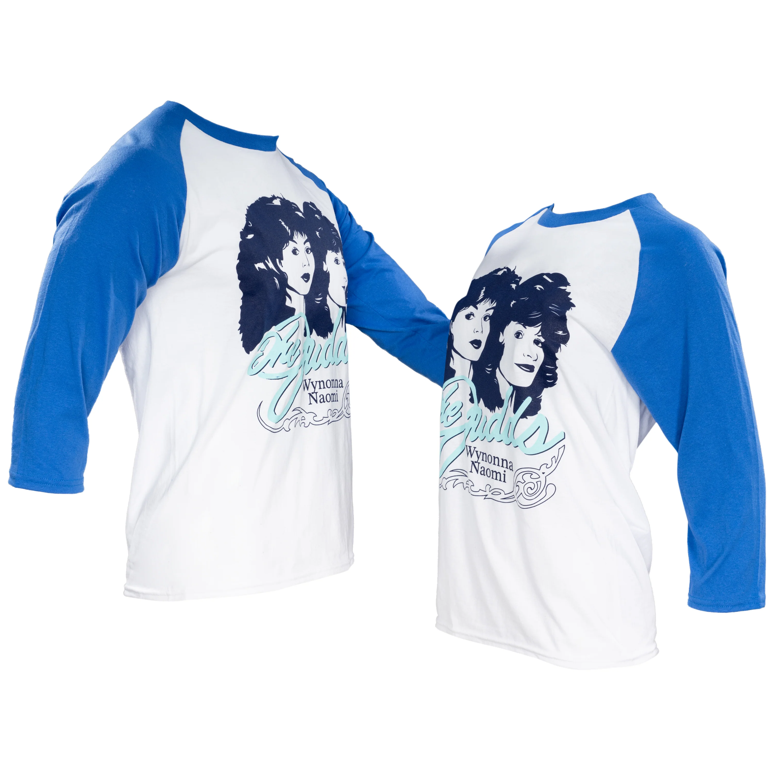 Step Bros Classic Music Singers Duo's Raglan Blue and White Tribute Movie T-shirt Tee - Image 7