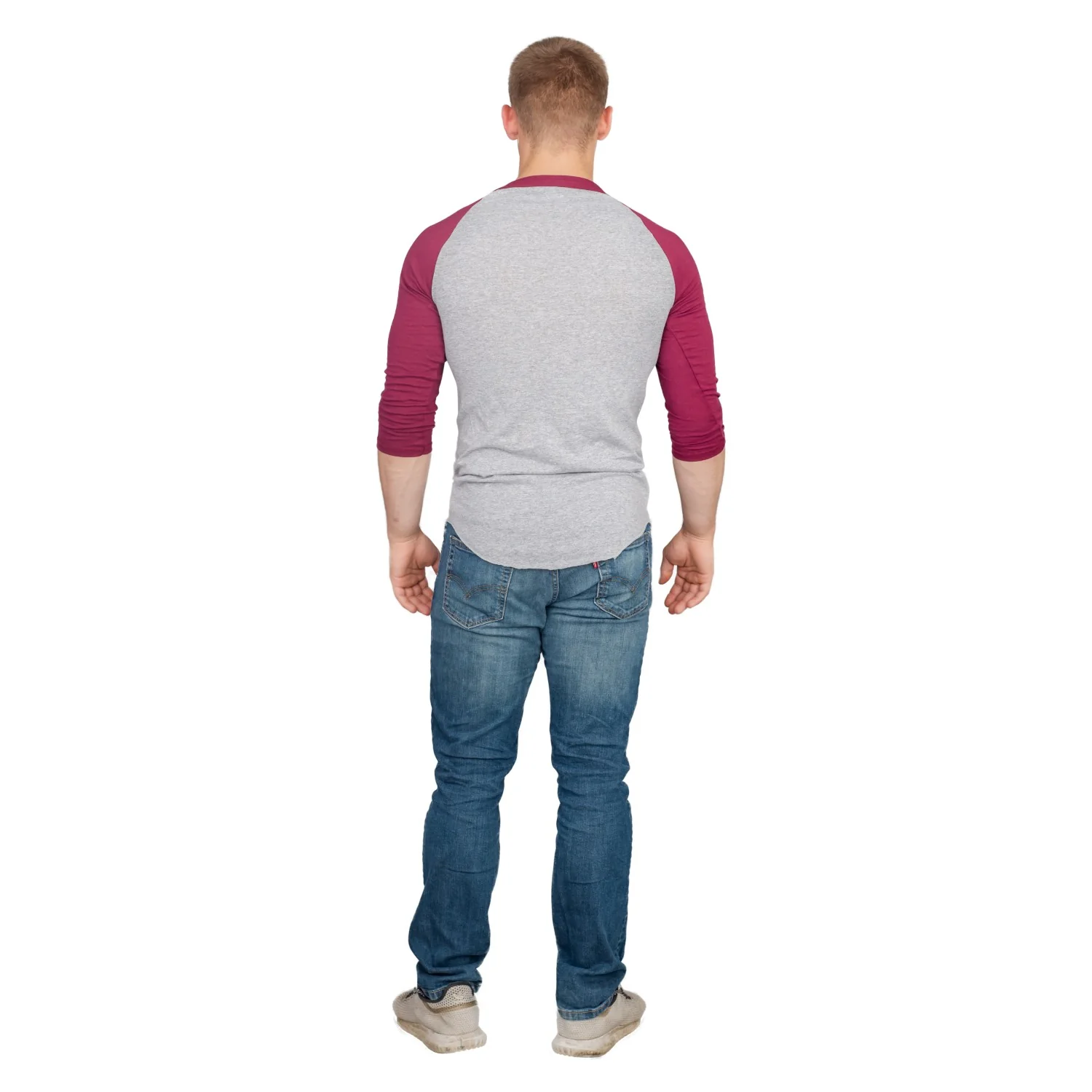Step Bros Pablo Cruise Adult Gray and Maroon Raglan Funny Movie T-Shirt Tee - Image 14