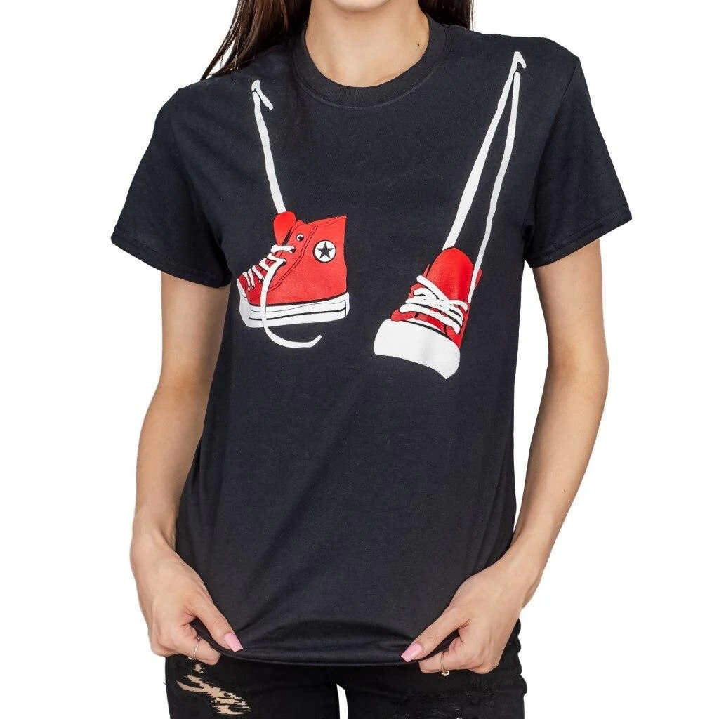 Step Brothers Shoe Sneakers Hanging T-shirt Tee - Image 2