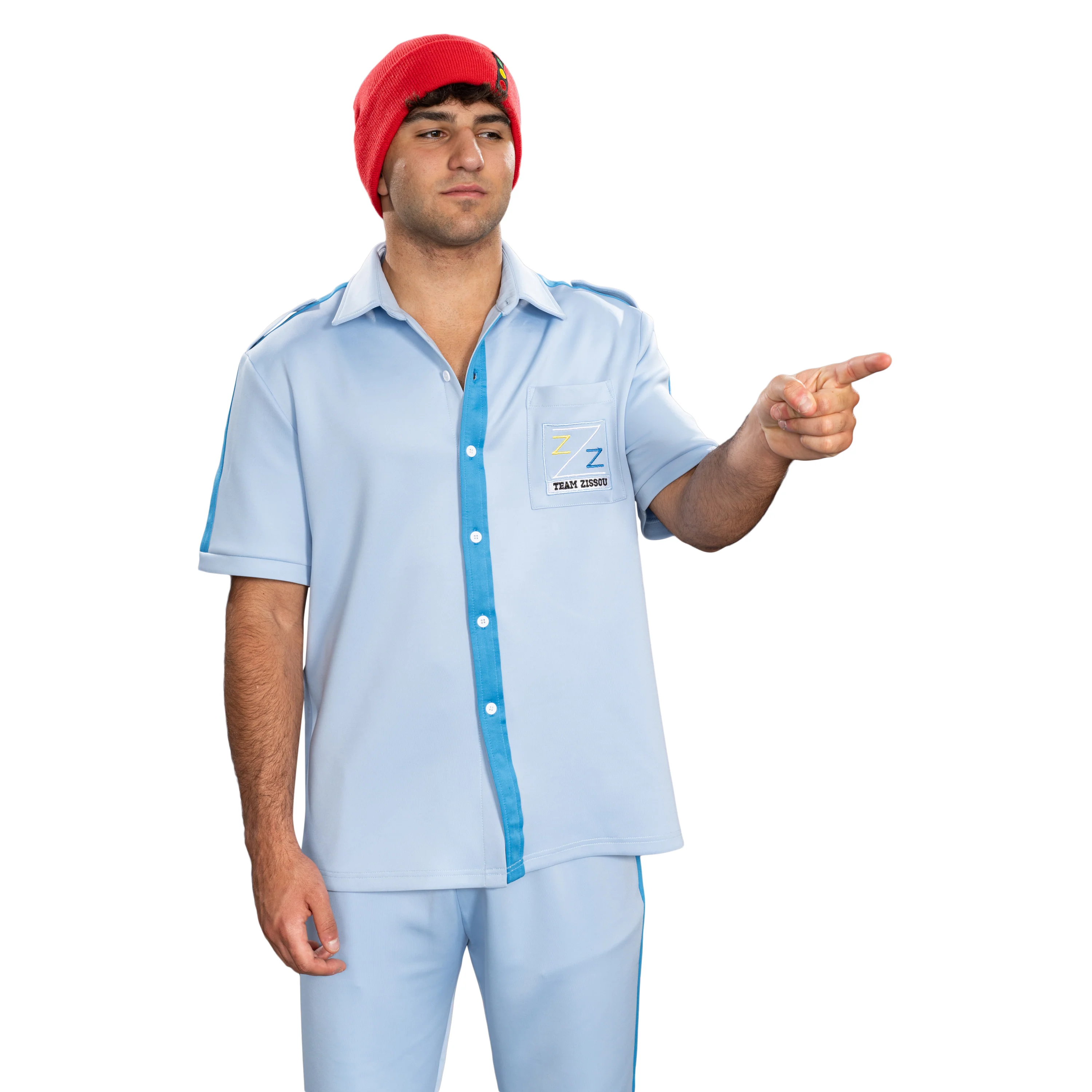 Steve Underwater Explorer Movie Character Halloween Cosplay Costume Set - Image 2