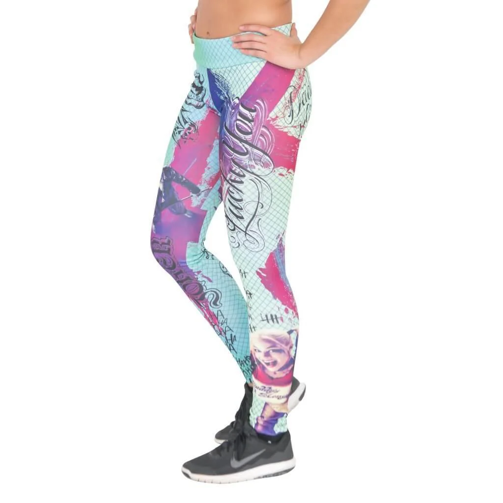 Suicide Squad Fishnet Leggings