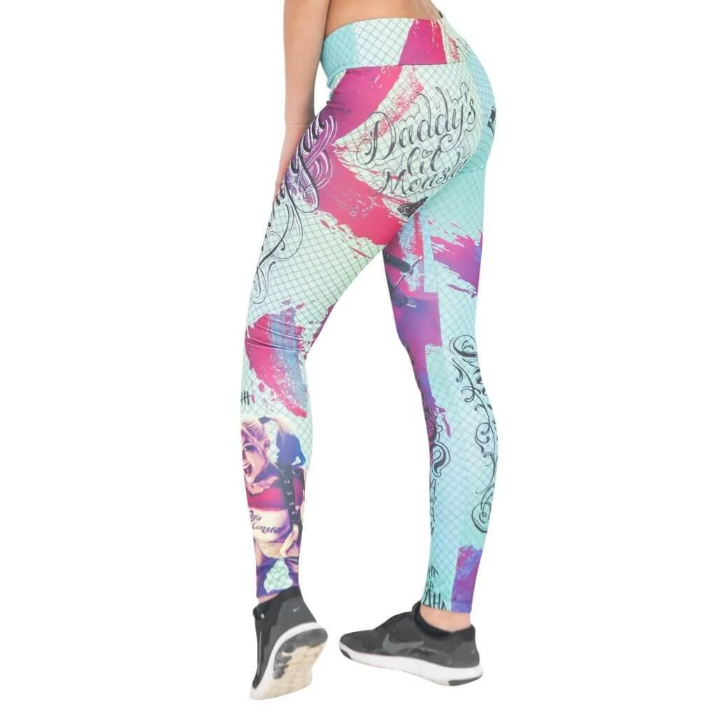 Suicide Squad Fishnet Leggings - Image 3