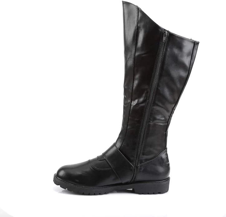 Superhero Gotham Black Costume Boots - Image 4