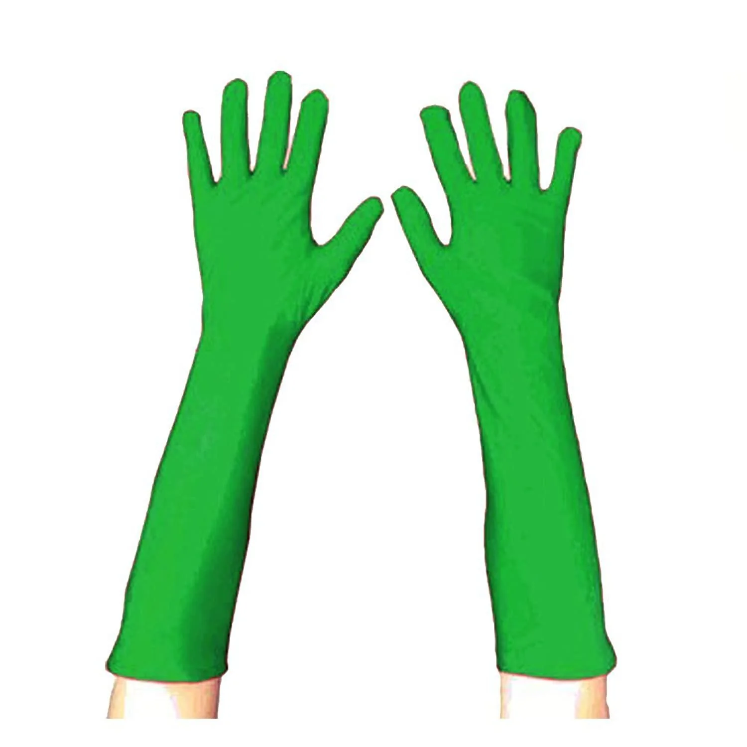 Superhero Long Costume Gloves in Assorted Colors - Image 3