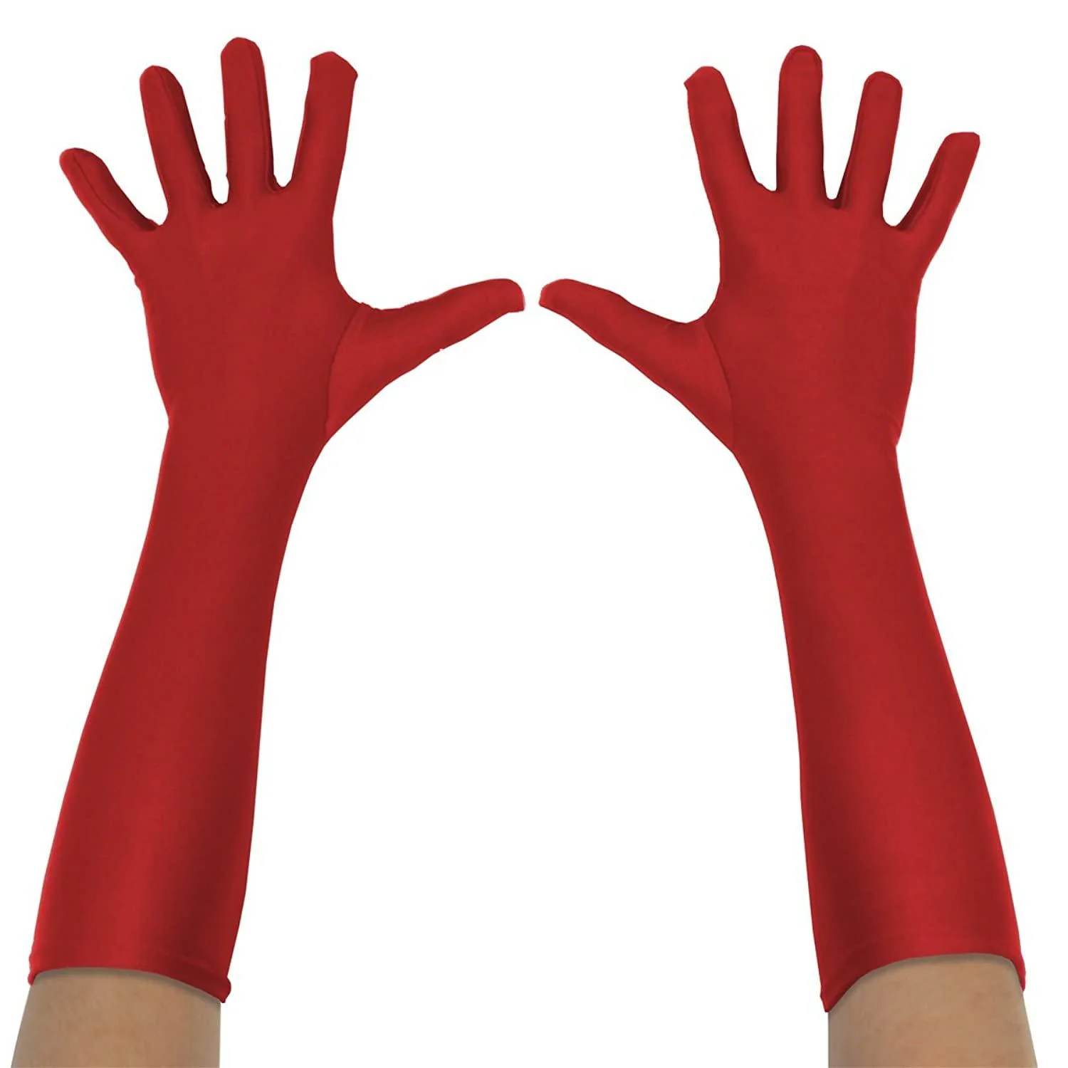 Superhero Long Costume Gloves in Assorted Colors - Image 4