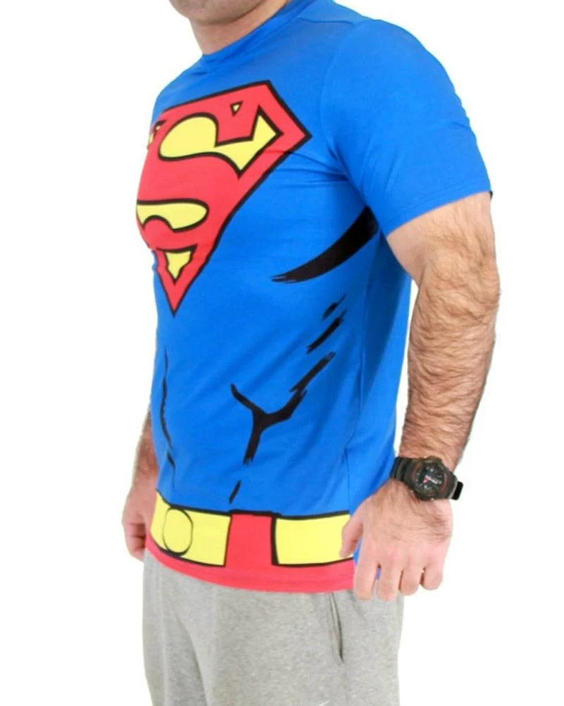 Superman Men's Performance Athletic Costume T-Shirt - Image 2
