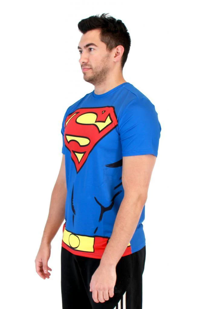 Superman Men's Performance Athletic Costume T-Shirt - Image 4