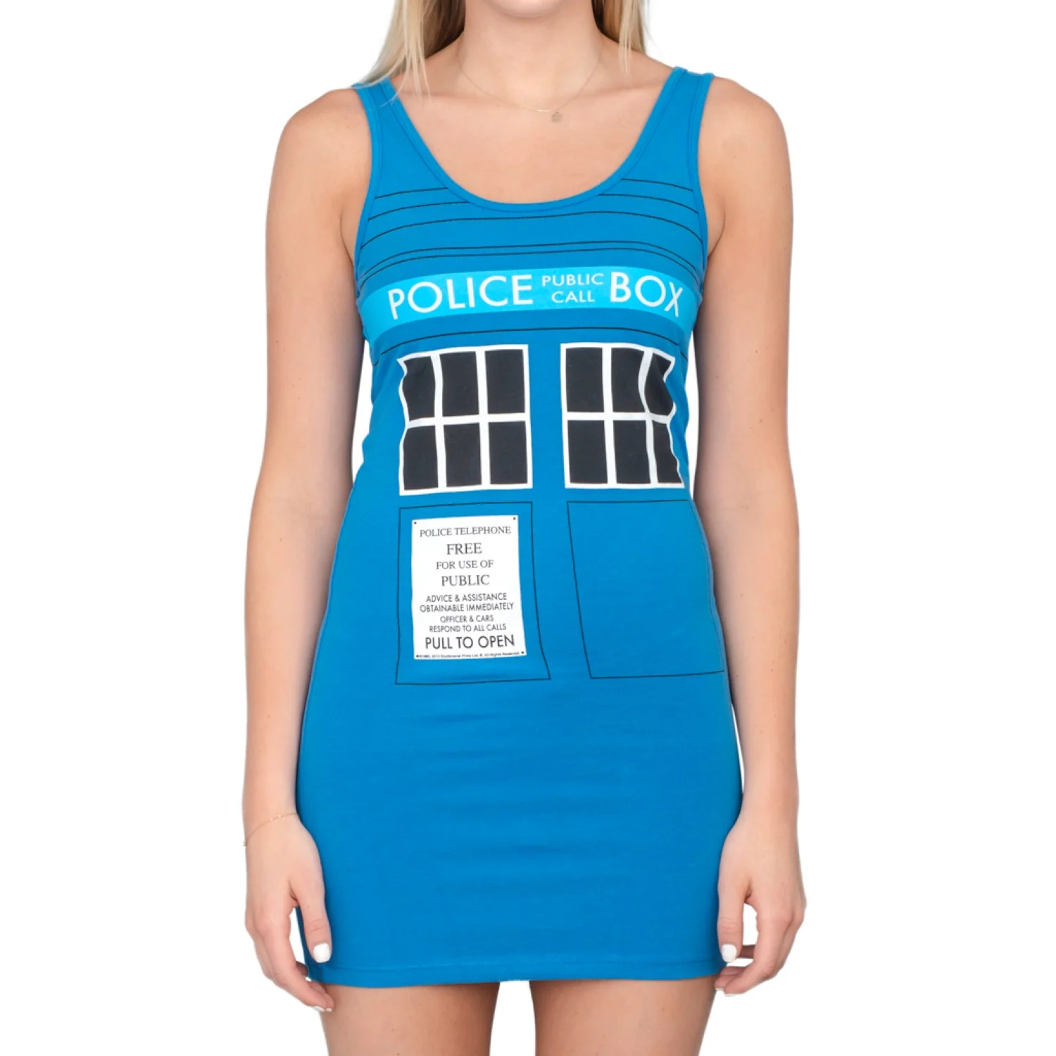 TARDIS Police Box Costume Tank Dress - Image 11