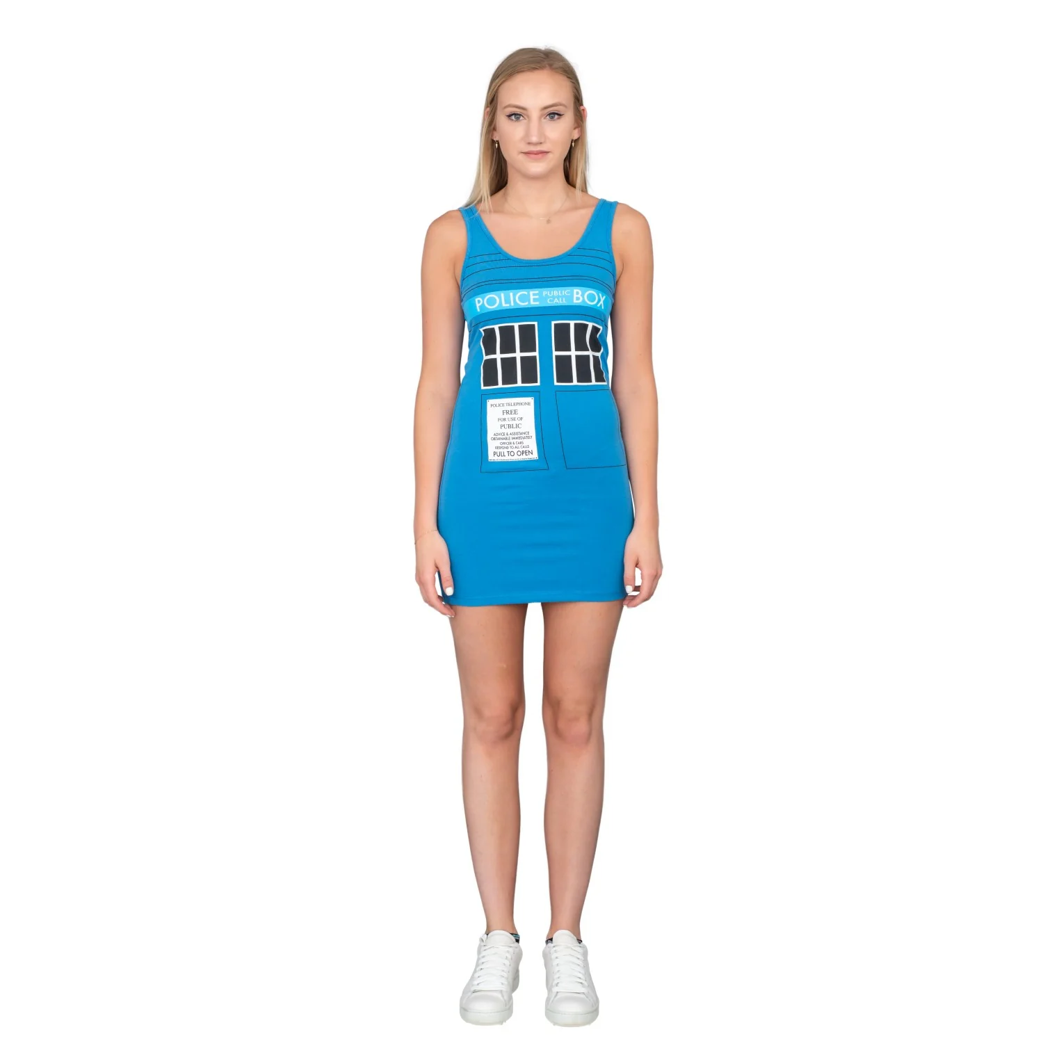 TARDIS Police Box Costume Tank Dress - Image 4