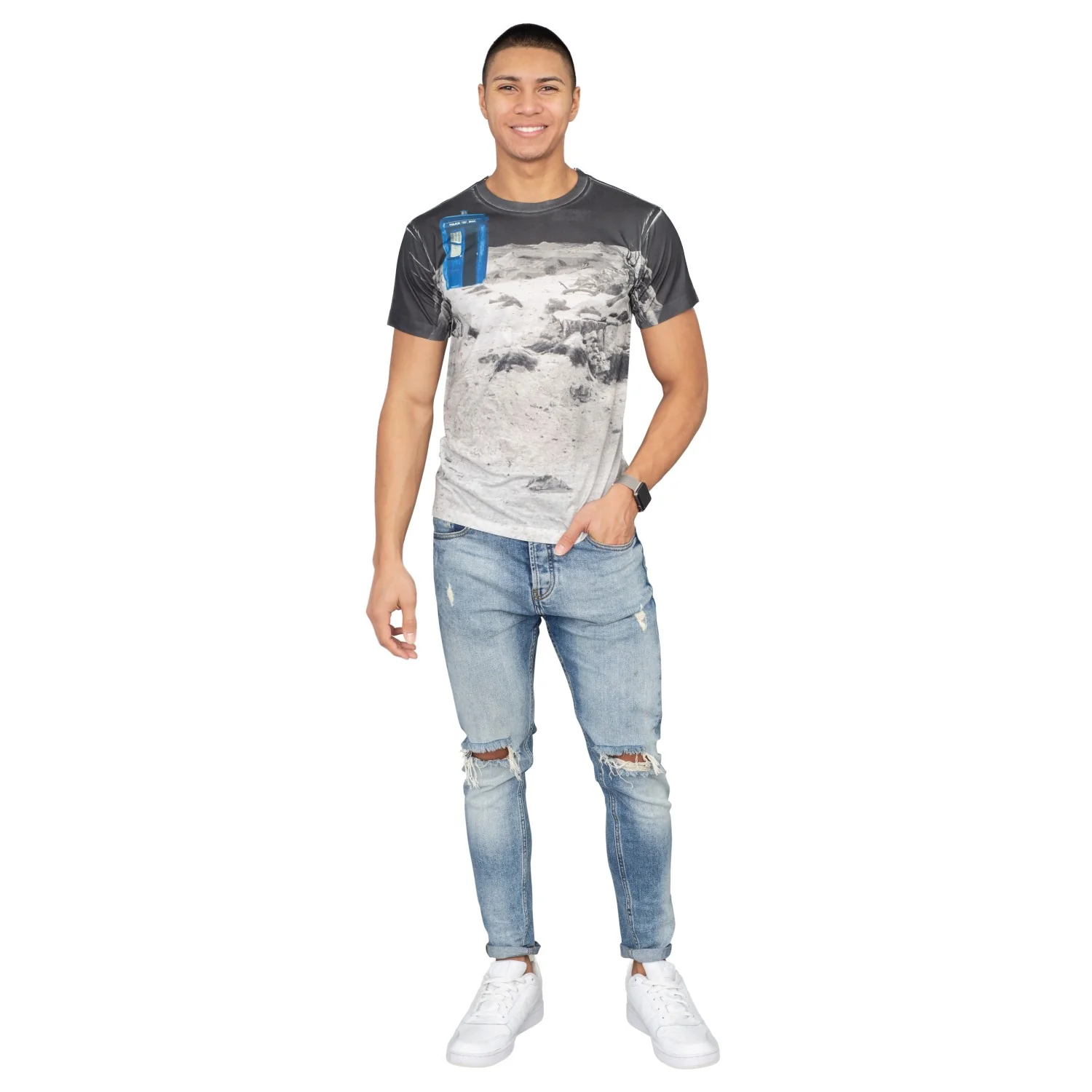 TARDIS Prehistoric Earth Sublimation T-Shirt - Image 4