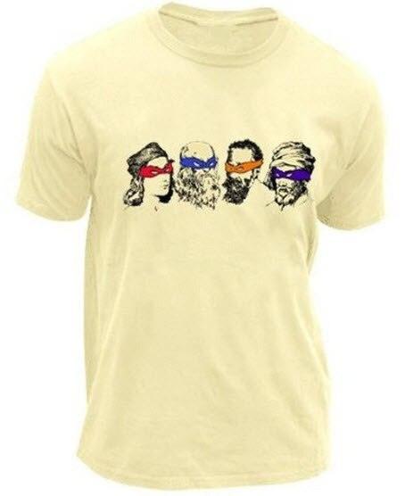 Teenage Mutant Ninja Turtles Real Artists Adult Unisex T-Shirt
