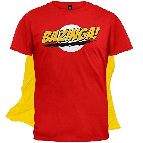 The Big Bang Theory Bazinga! T-shirt with Attachable Cape - Image 3