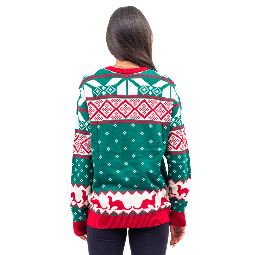The Big Lebowski Dude Abide Marmot Bowling Unisex Ugly Christmas Sweater - Image 3