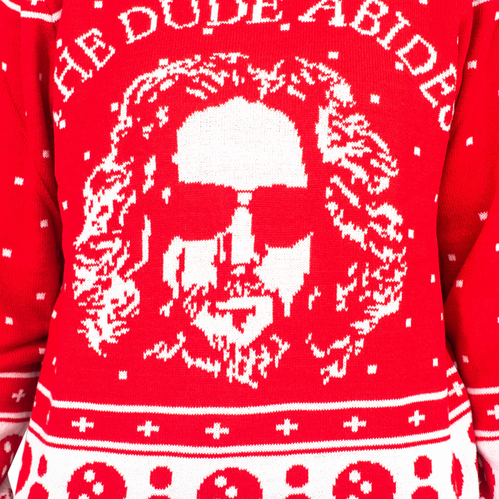 The Dude Abides Ugly Christmas Xmas Sweater - Image 3
