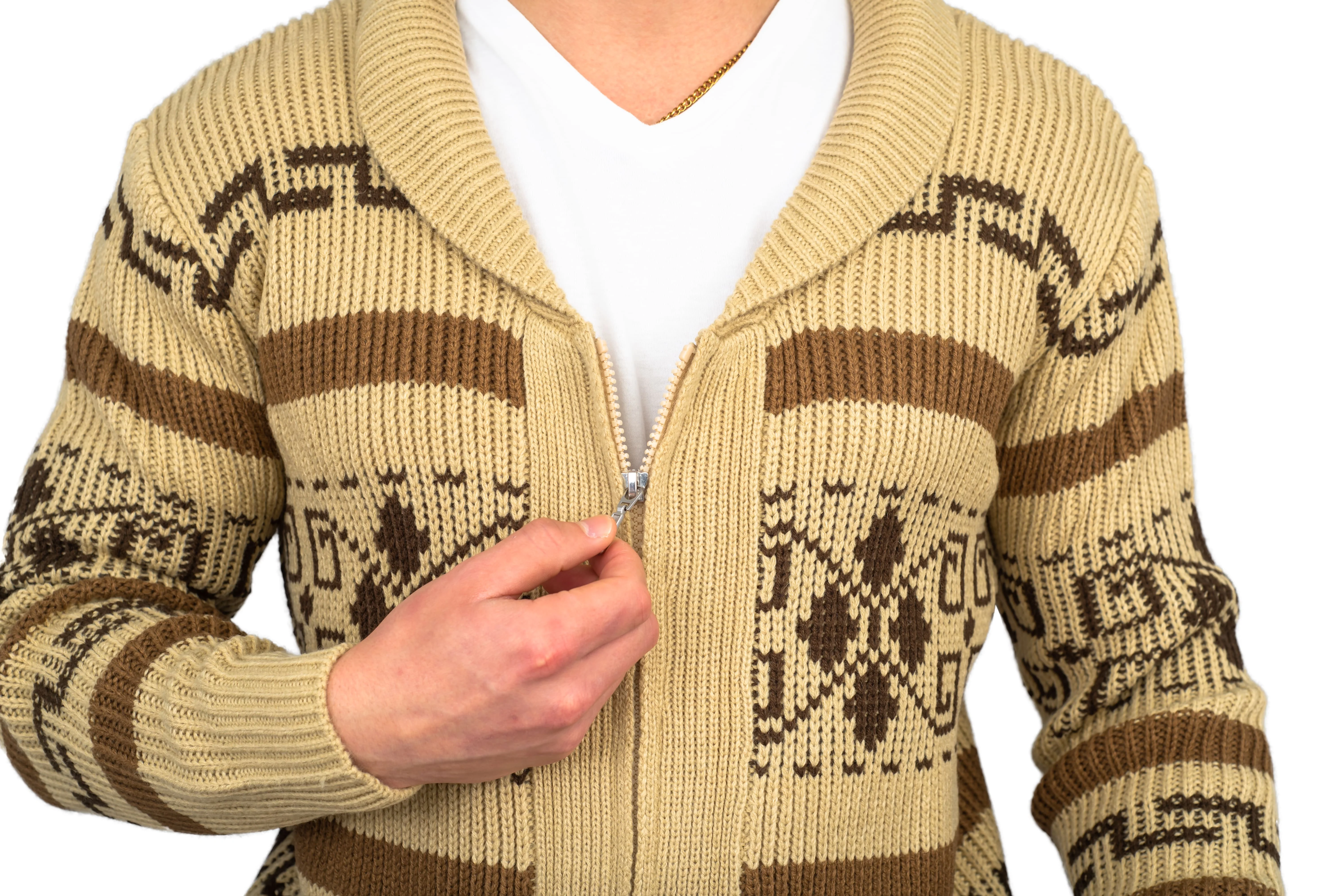 The Dude Lebowski Bowling Movie Character Cardigan Sweater and Lounge Pants Halloween Costume Set - Image 7
