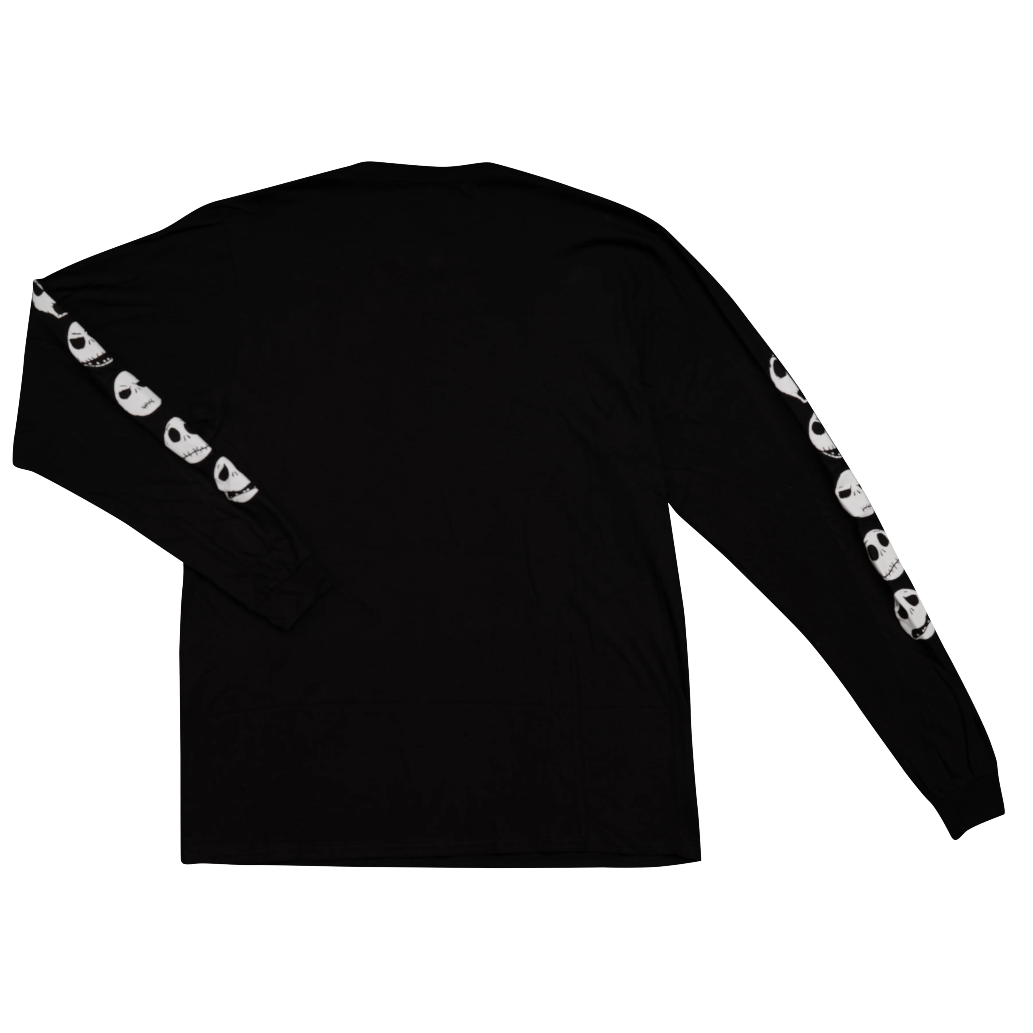 The Nightmare Before Christmas Moon Long Sleeve Adult Unisex Shirt Black - Image 7