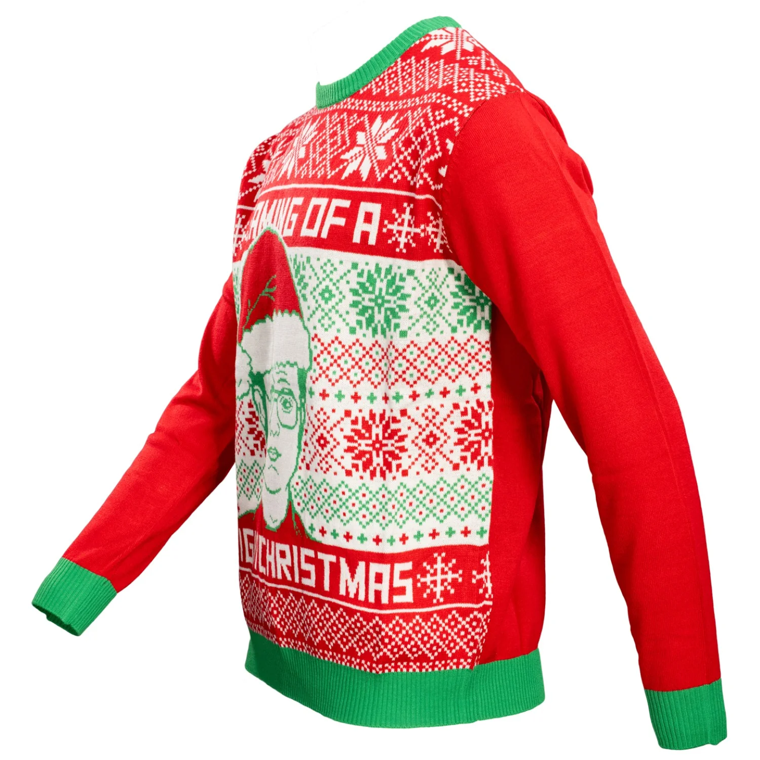 The Office Men's Ugly Christmas Sweater Dreaming of A Dwight Christmas - Image 4