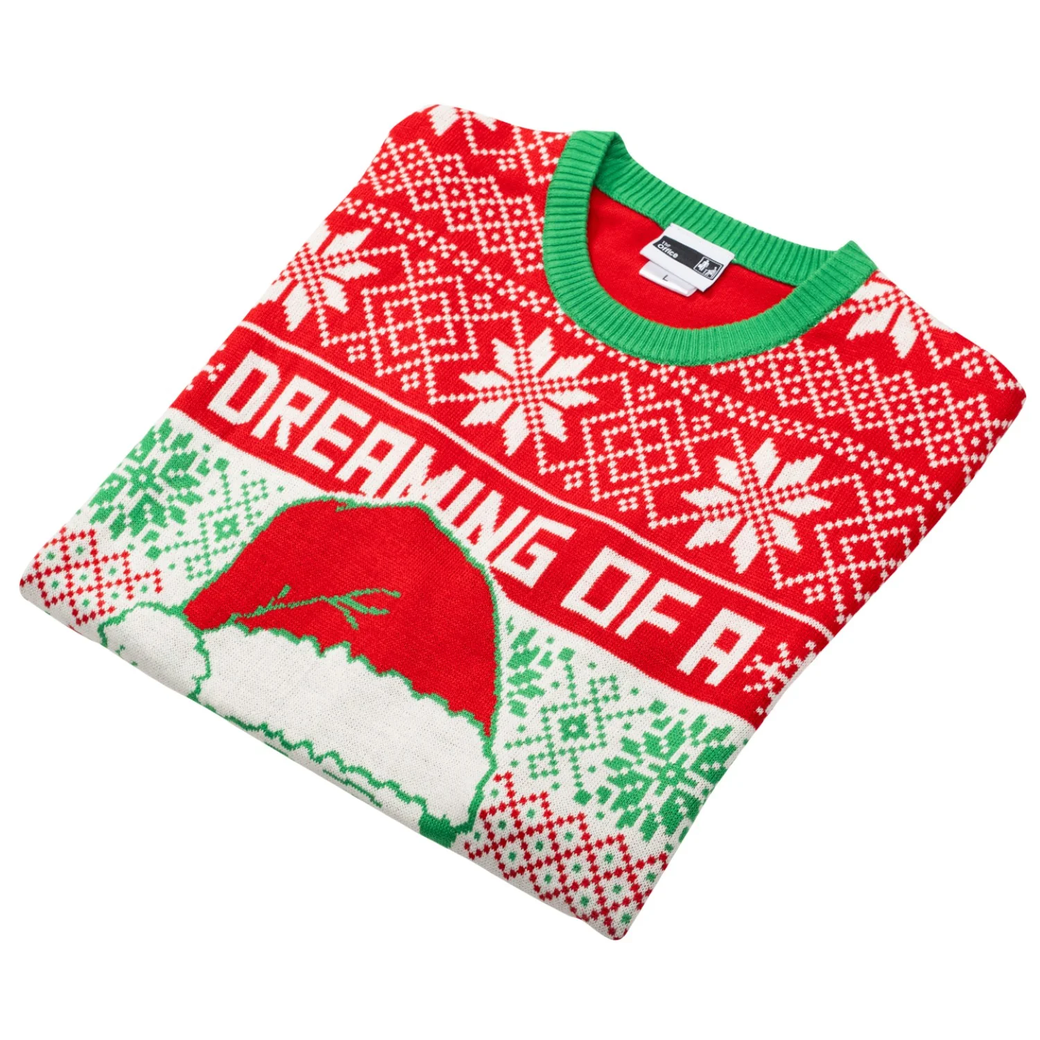 The Office Men's Ugly Christmas Sweater Dreaming of A Dwight Christmas - Image 7