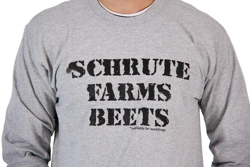 The Office Schrute Farms Beets Long Sleeve Shirt - Image 2