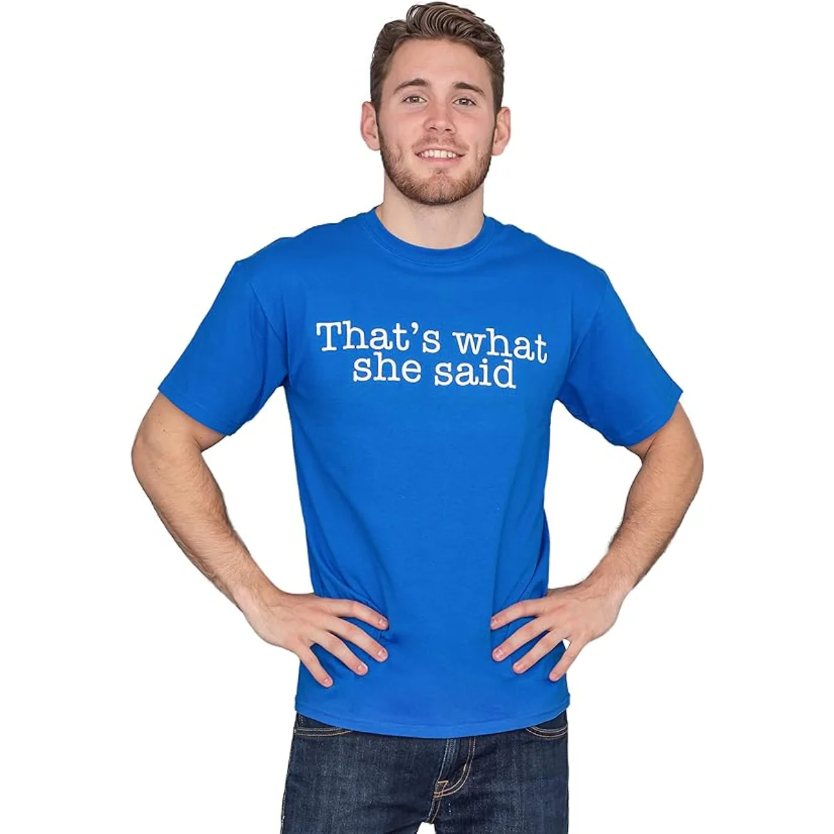 The Office That's What She Said Text T-Shirt Tee - Image 2