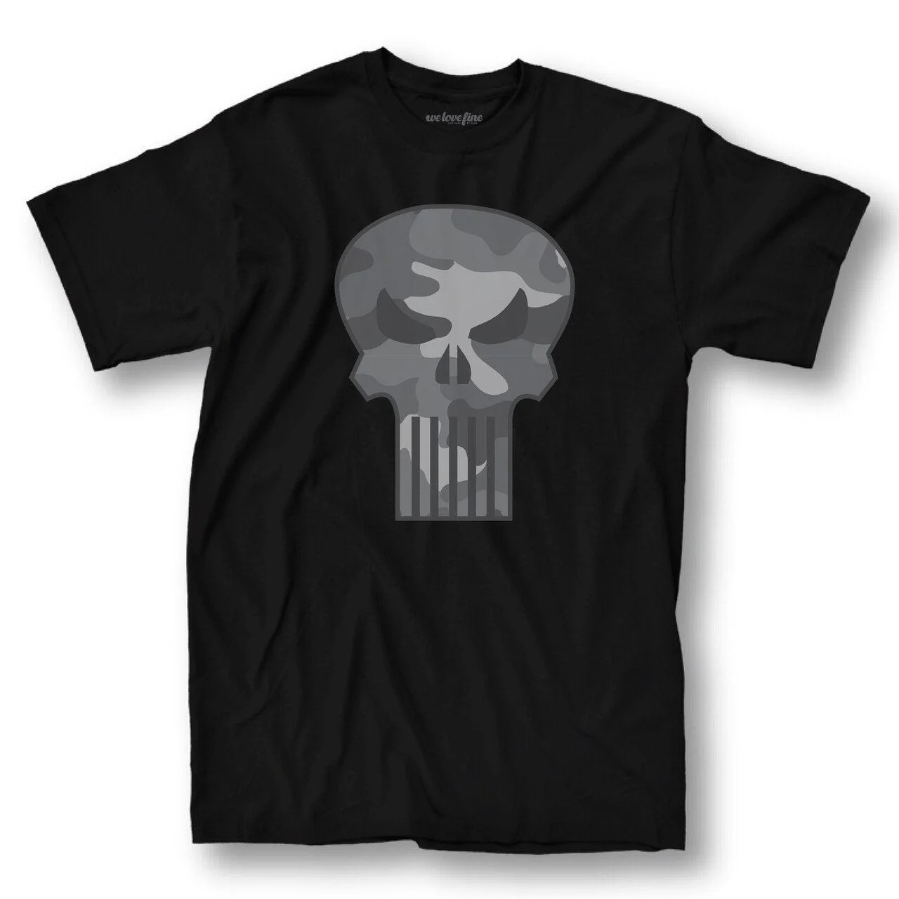 The Punisher Camo Logo T-shirt