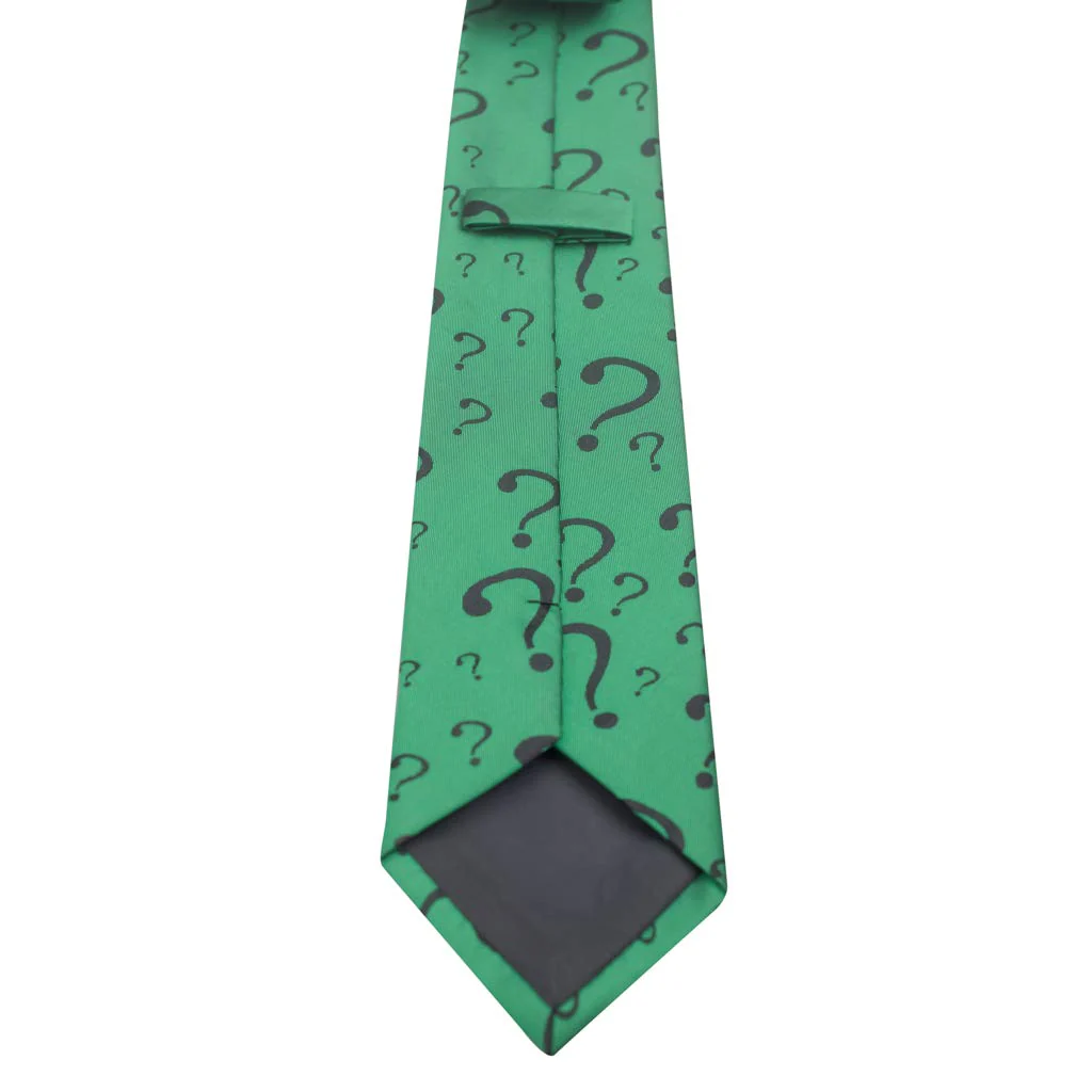 The Riddler Villain Tie Halloween Costume Accessory - Image 5