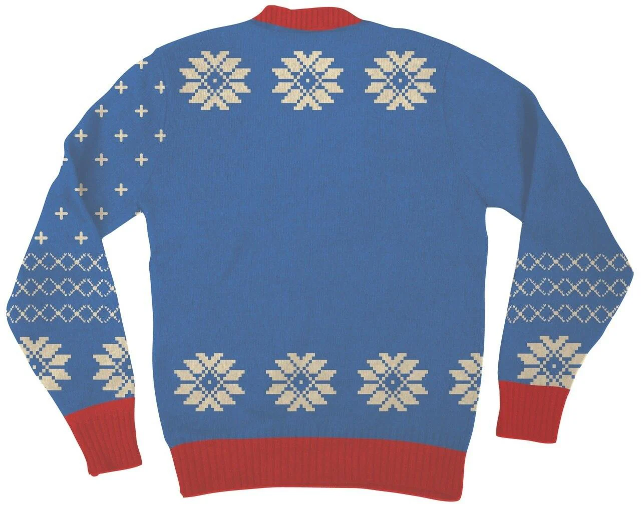 The Smurfs Papa Smurf As Santa Ugly Christmas Sweater - Image 6