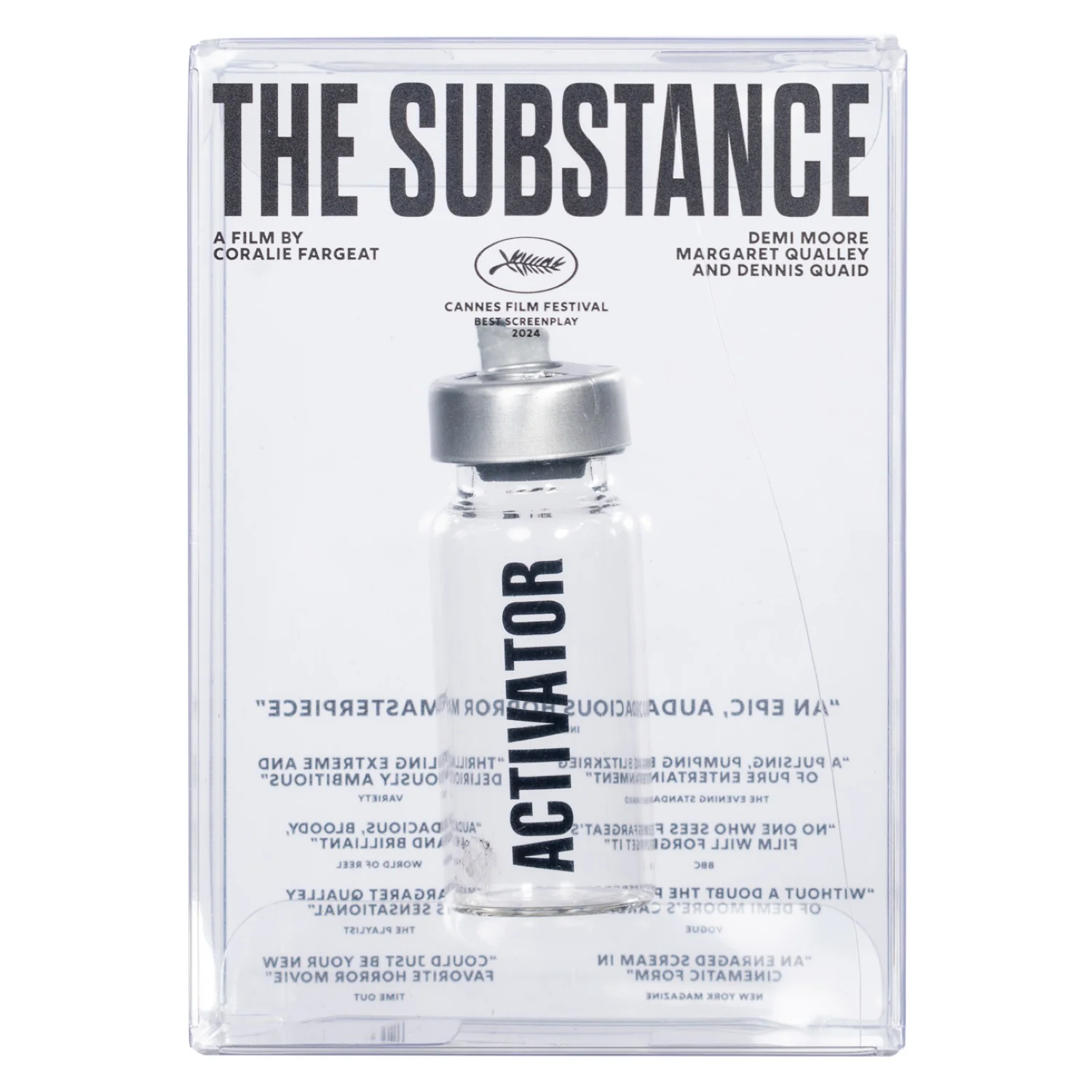 The Substance Activator Serum Vial Bottle with Display Collectable Box Halloween Costume Movie Prop Accessory for Adult Cosplay - Image 2
