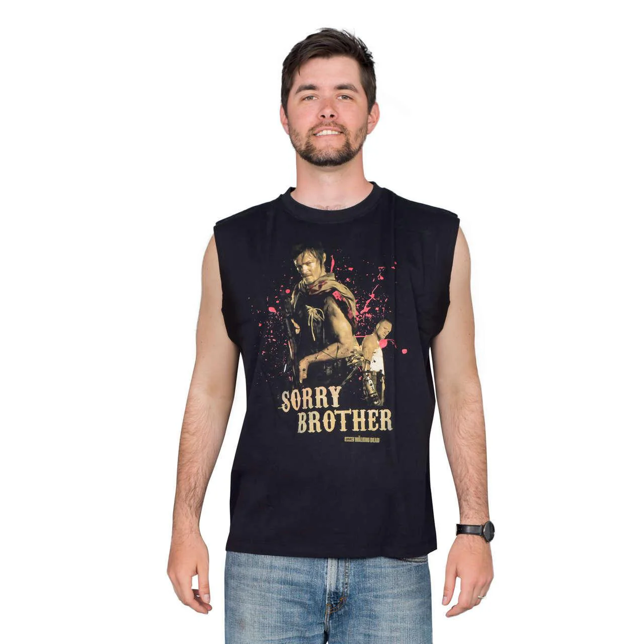The Walking Dead Sorry Brother Tank Top T-Shirt - Image 2