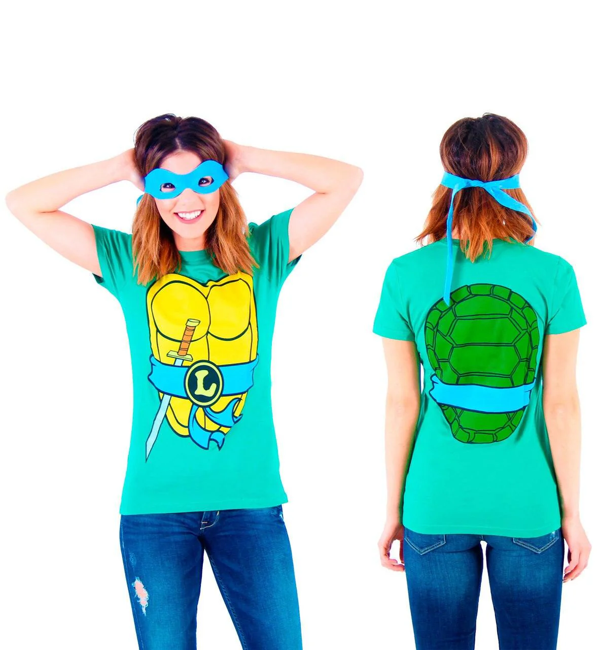 TMNT Costume Juniors T-Shirt - Image 3