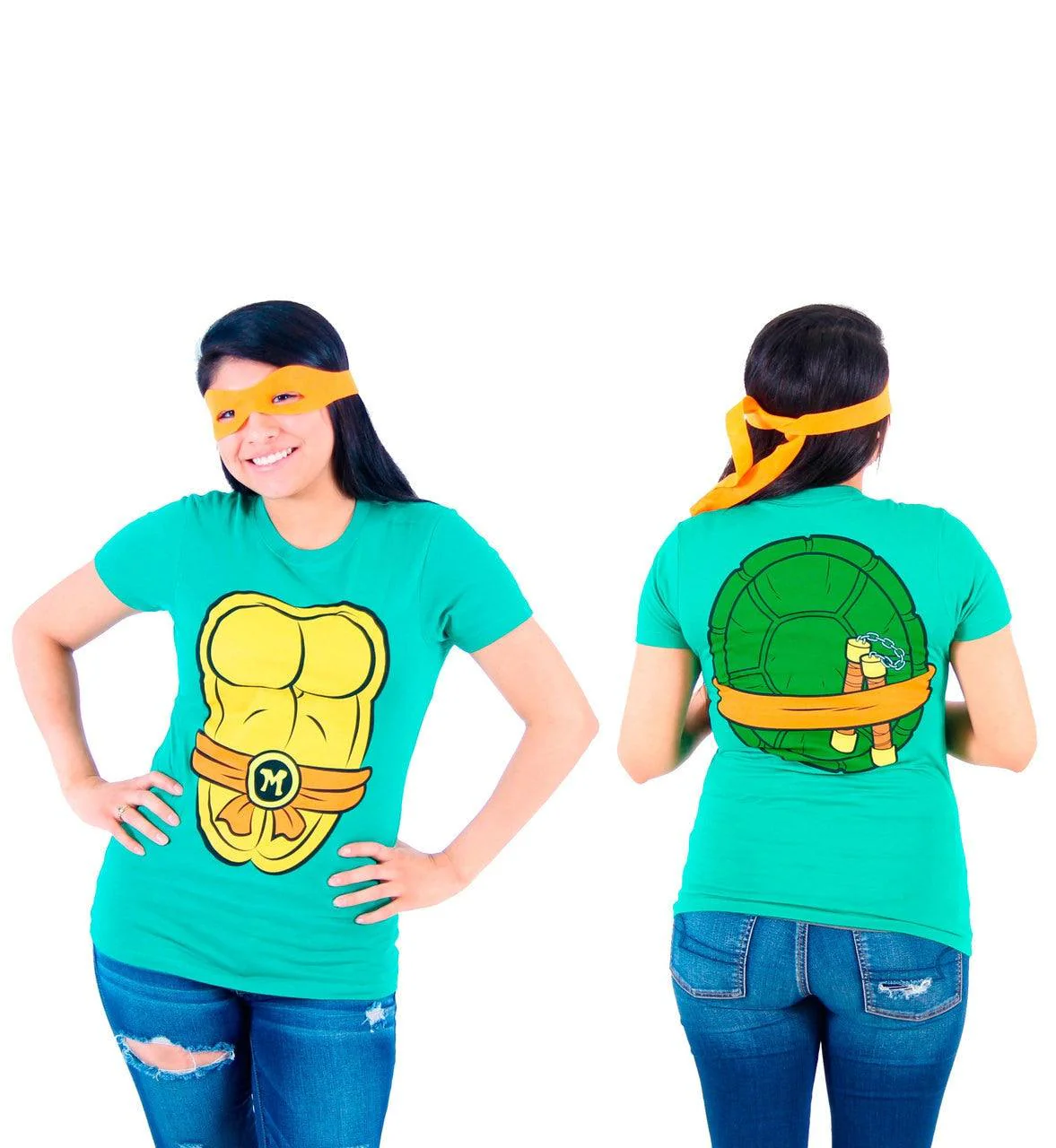TMNT Costume Juniors T-Shirt - Image 4