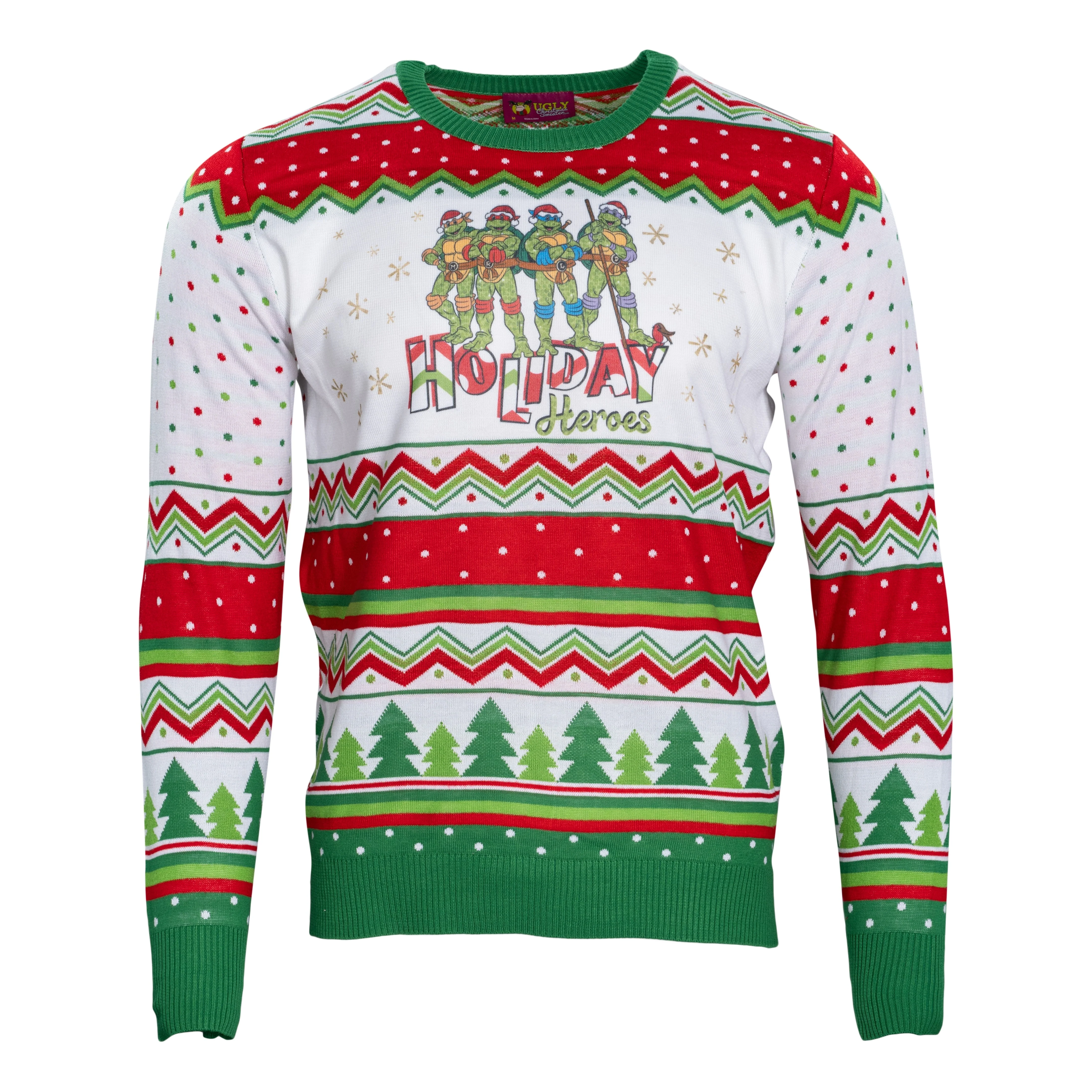 TMNT "Holiday Heroes" Christmas Sweater - Image 9