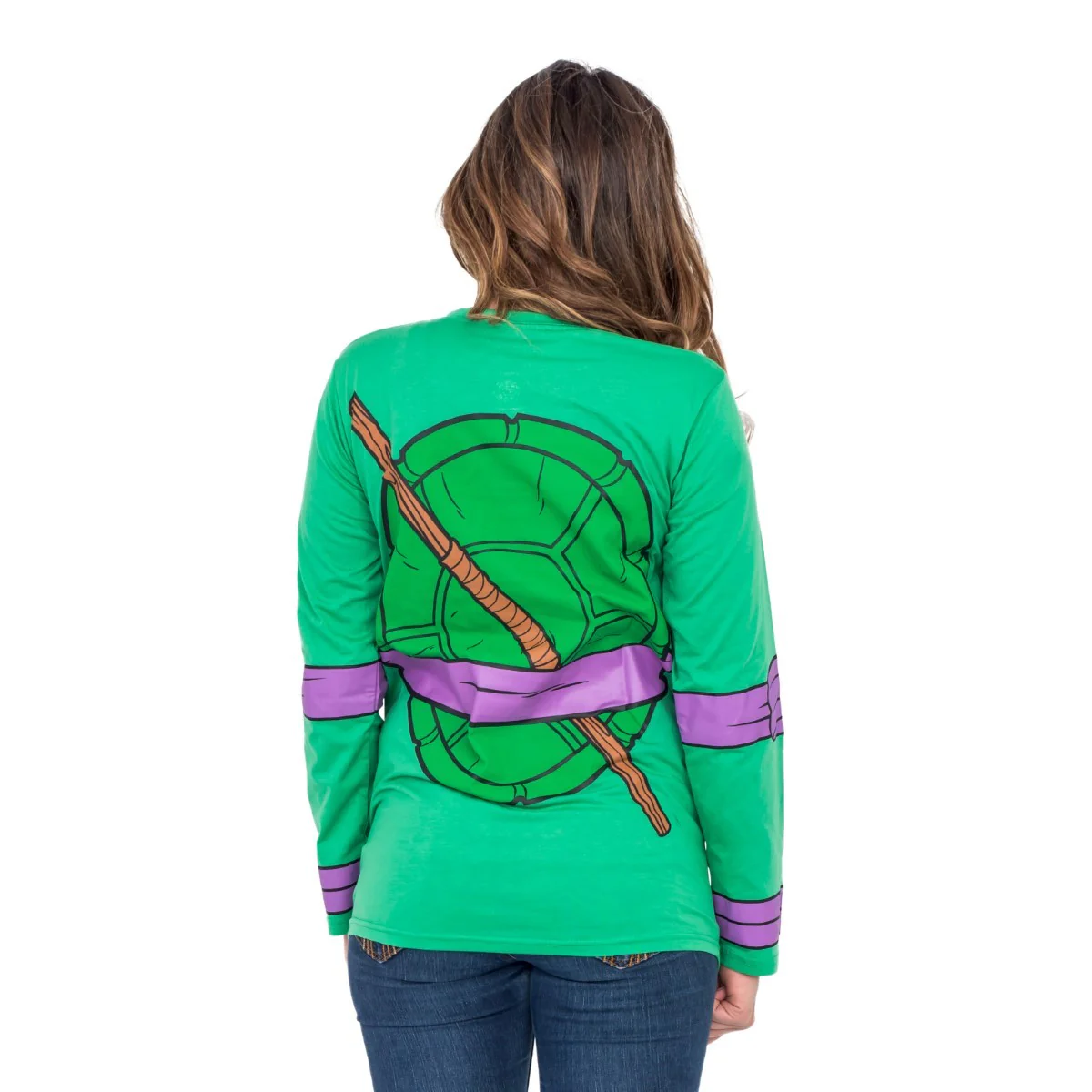 TMNT Long Sleeves Costume T-shirt & Eye Mask - Image 2