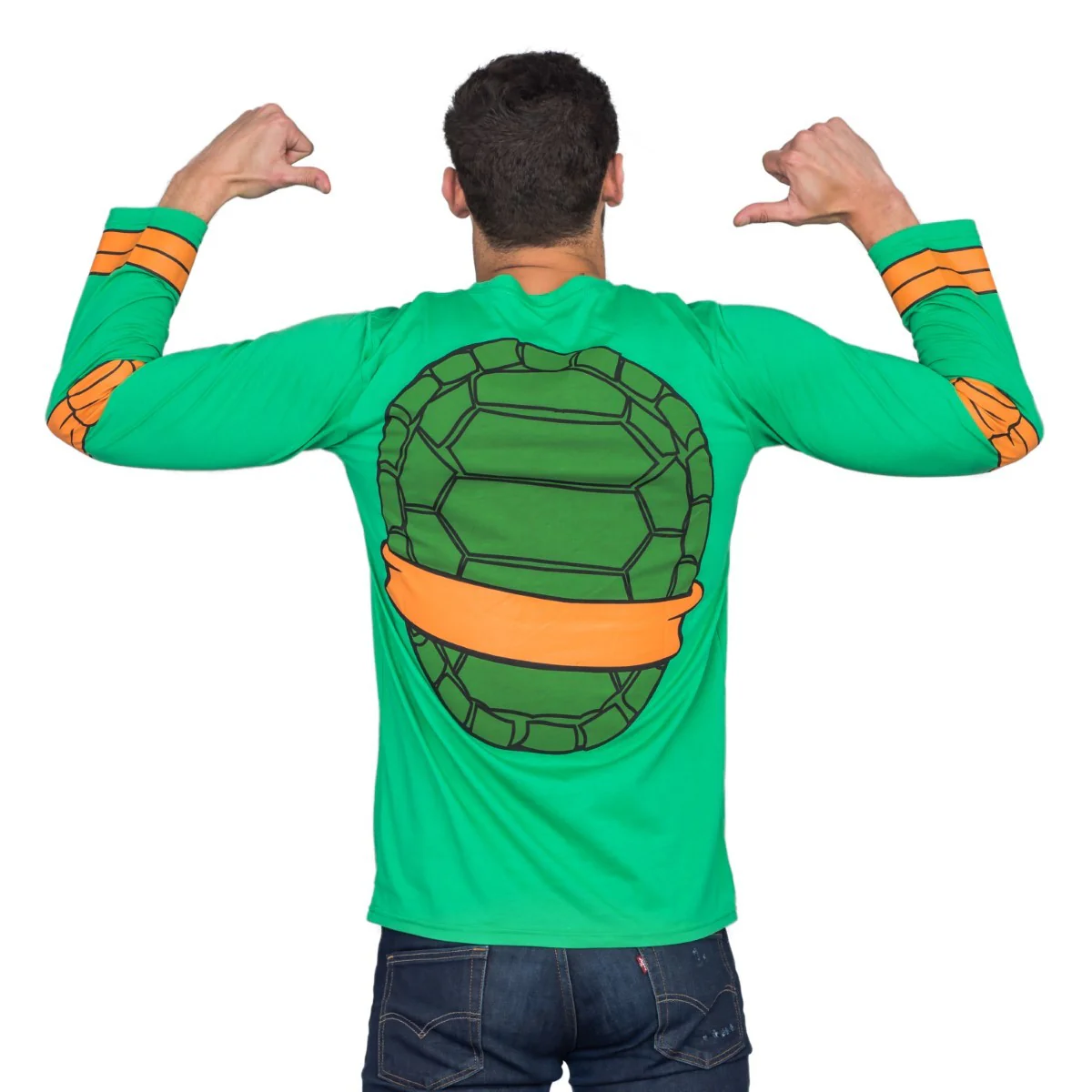 TMNT Long Sleeves Costume T-shirt & Eye Mask - Image 5