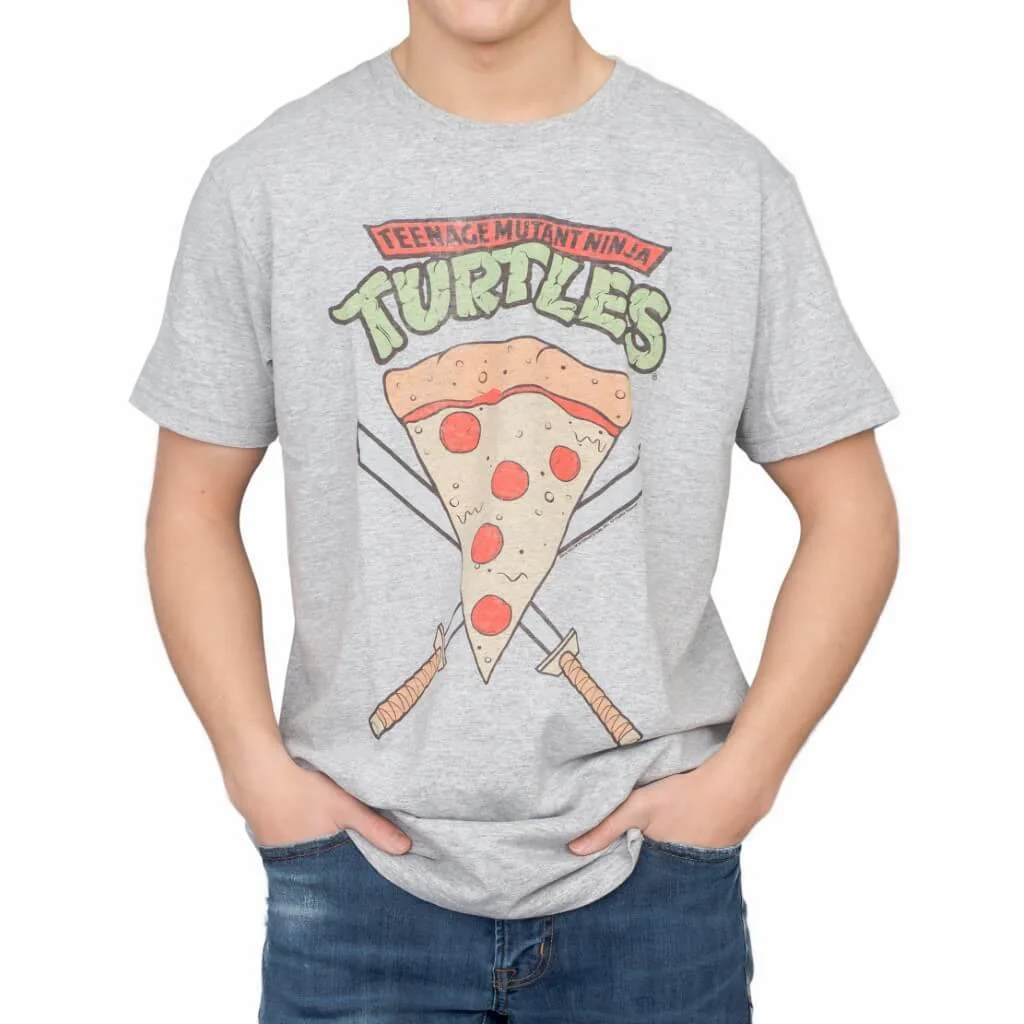 TMNT Pizza Slice Adult T-Shirt