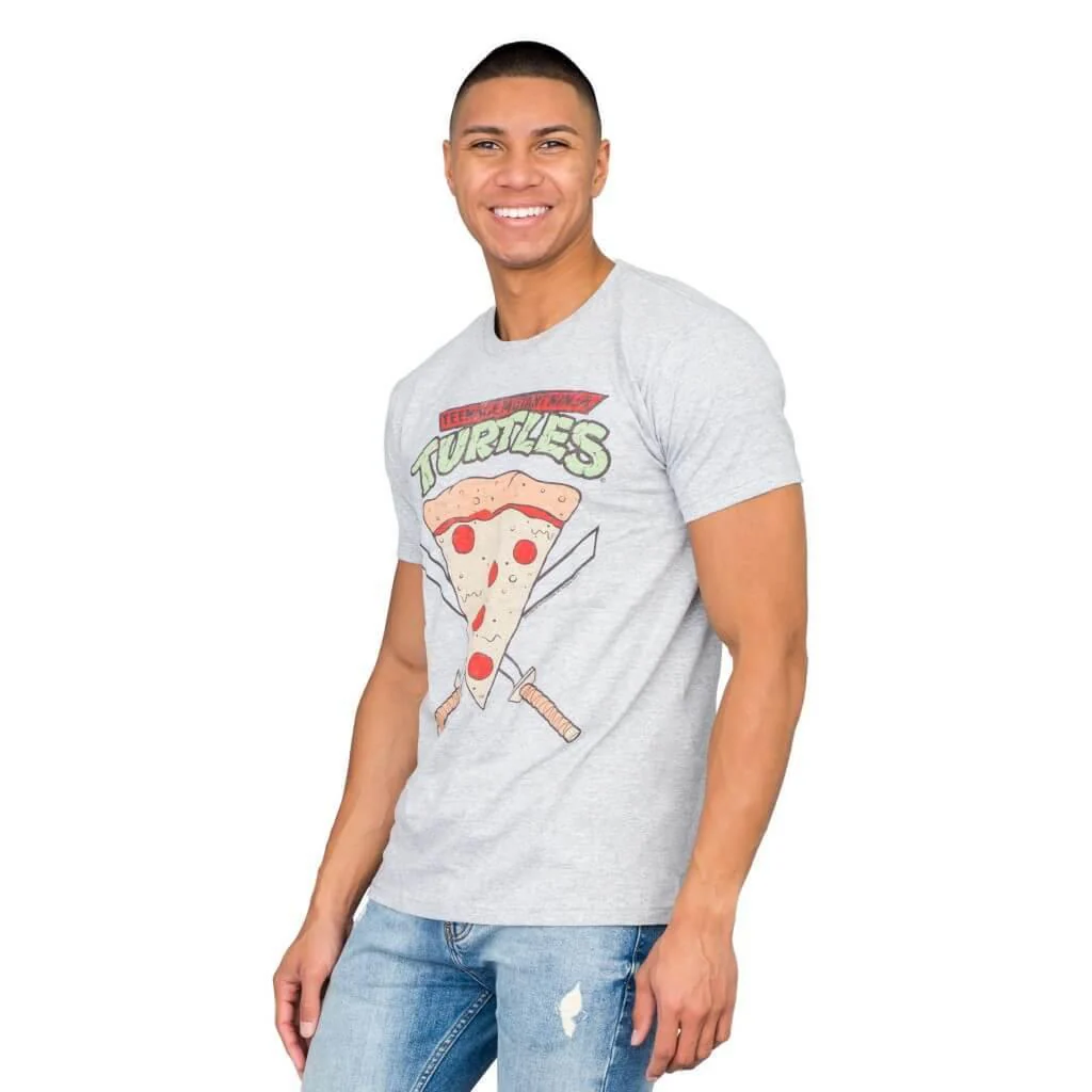 TMNT Pizza Slice Adult T-Shirt - Image 2