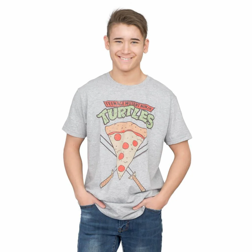 TMNT Pizza Slice Adult T-Shirt - Image 4