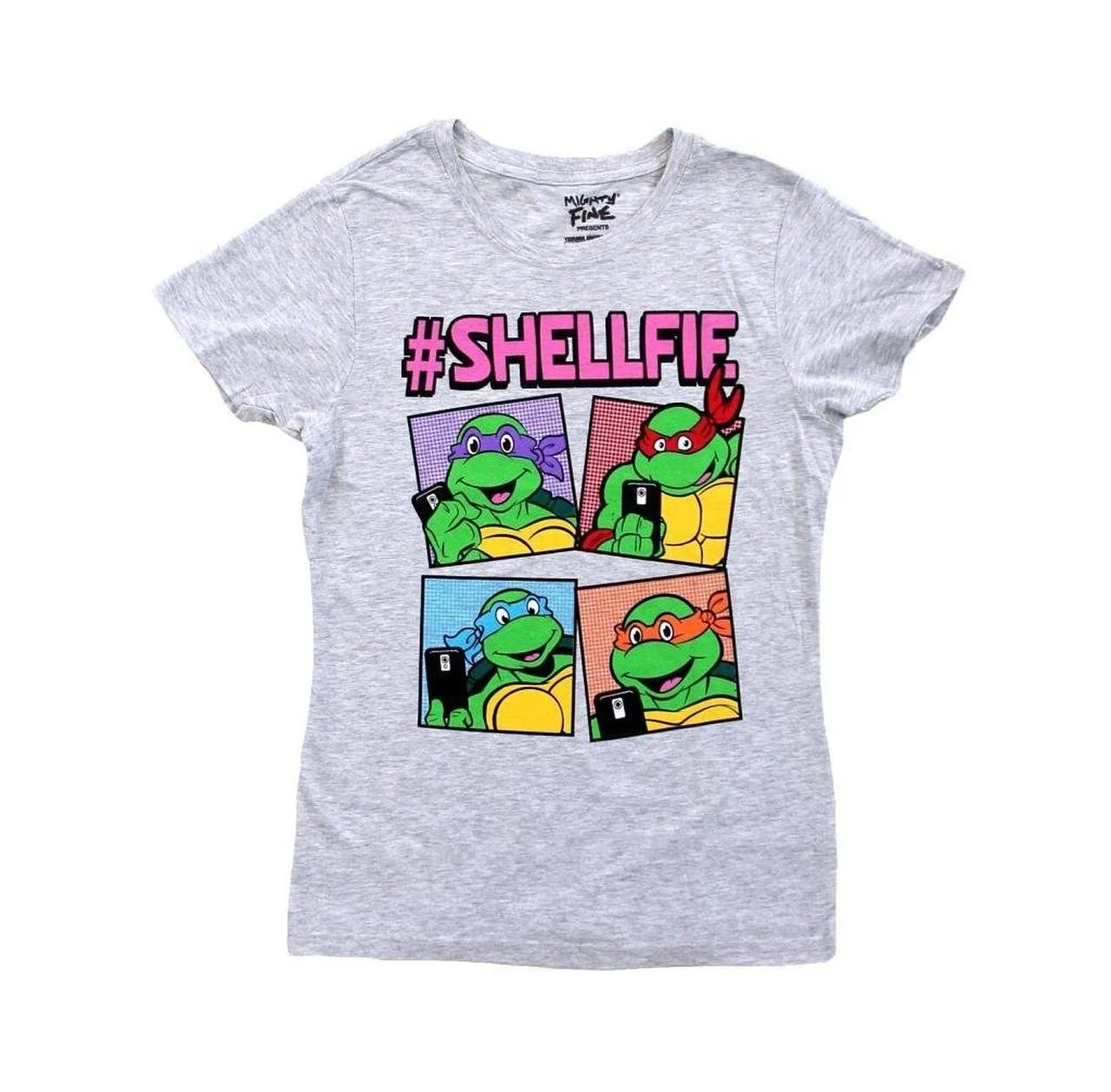 TMNT Teenage Mutant Ninja Turtles Boxes Shellfie Juniors T-Shirt
