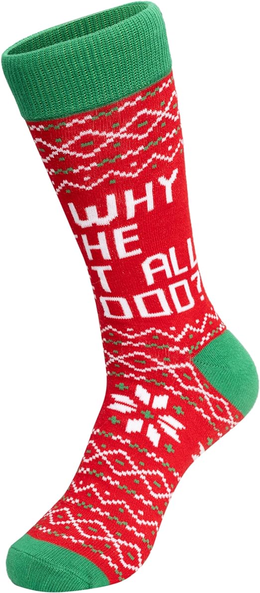 Costume Agent Todd and Margo Christmas Vacation Movie Funny Quote Adult Socks - Image 8