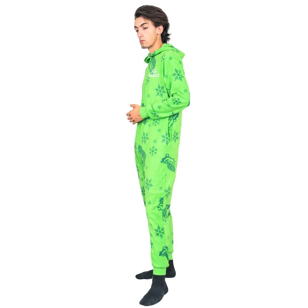 Todd and Margo Christmas Pajamas Jumpsuit Matching Couples Union Suit - Image 8
