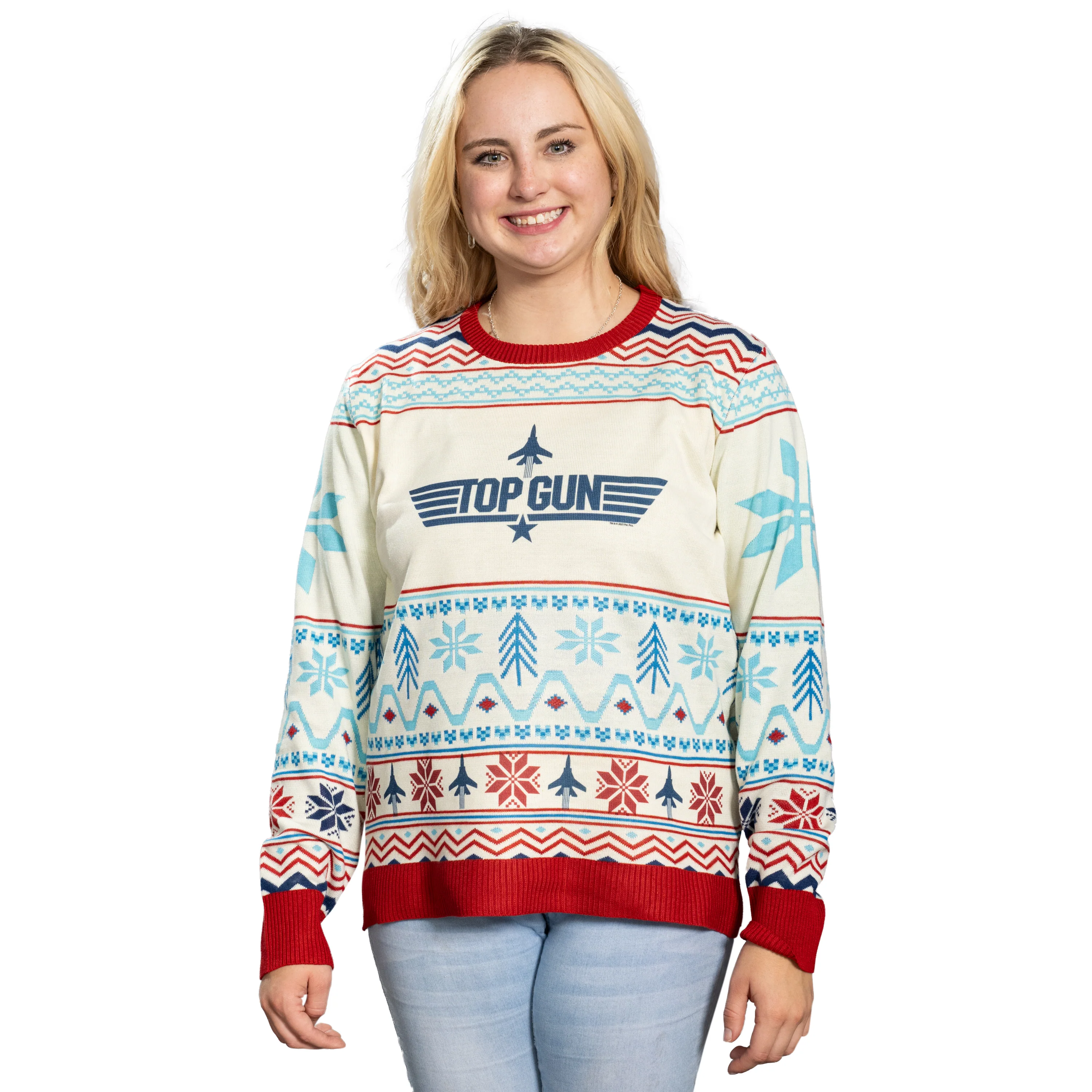 Top Gun Logo Christmas Sweater - Image 6