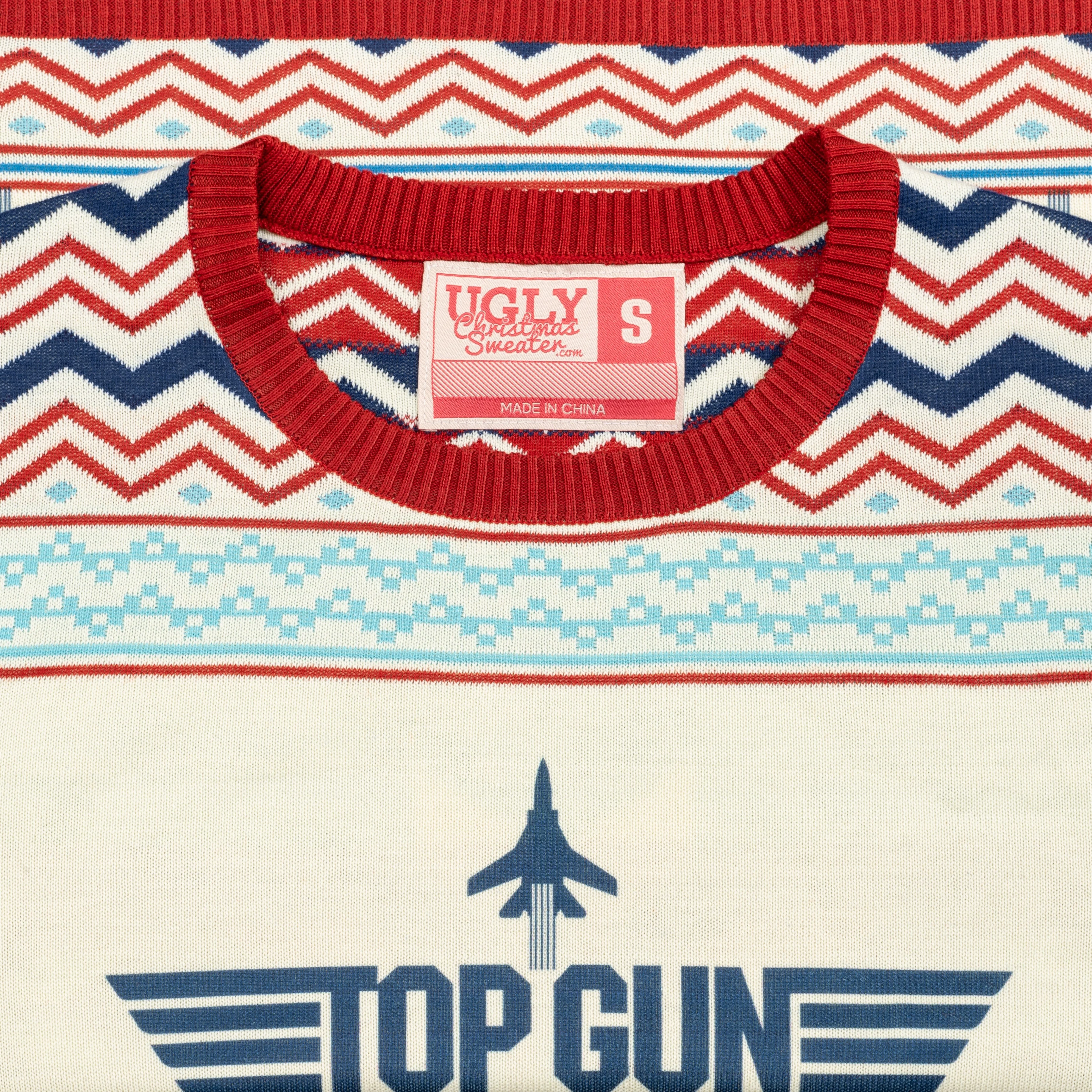 Top Gun Logo Christmas Sweater - Image 7