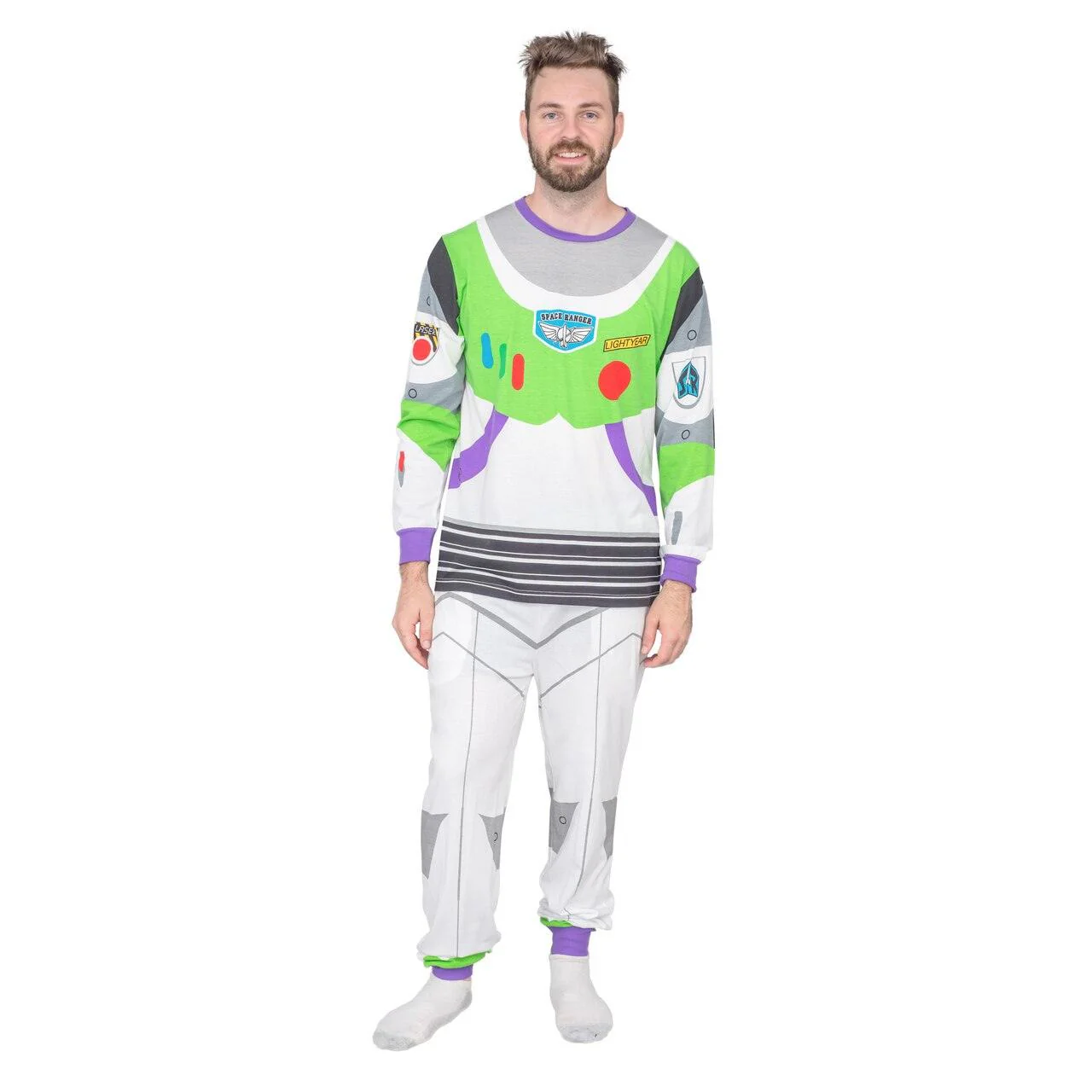 Toy Story Buzz Lightyear Two Piece All the Buzz Costume Pajama Set