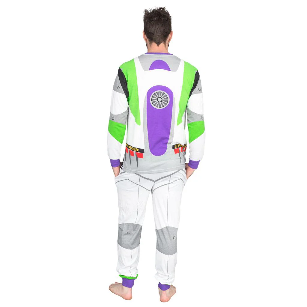 Toy Story Buzz Lightyear Two Piece All the Buzz Costume Pajama Set - Image 2