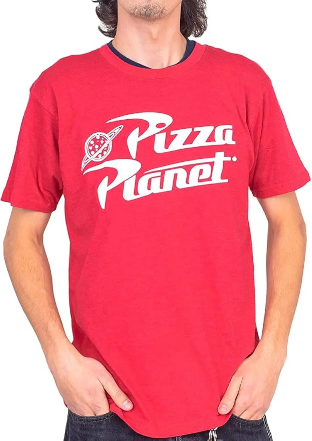 Toy Story Pizza Planet Shirt and Delivery Box Unisex Halloween Cosplay Costume Set - Image 3