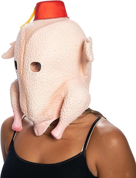 Turkey Head Mask and Glasses Set - Image 3