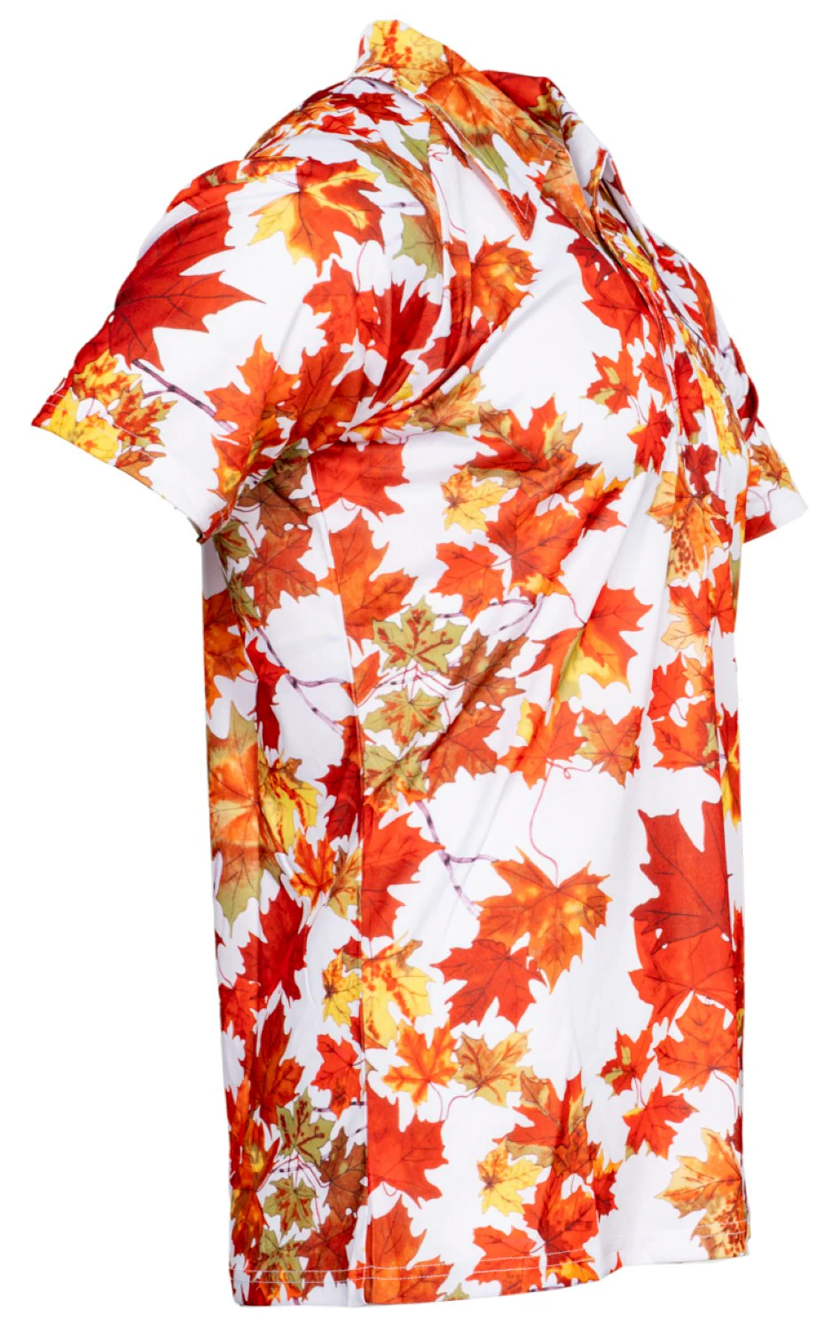 Tyler Durden Maple Leaf Button Up Shirt Adult Halloween Costume Cosplay Shirt - Image 10