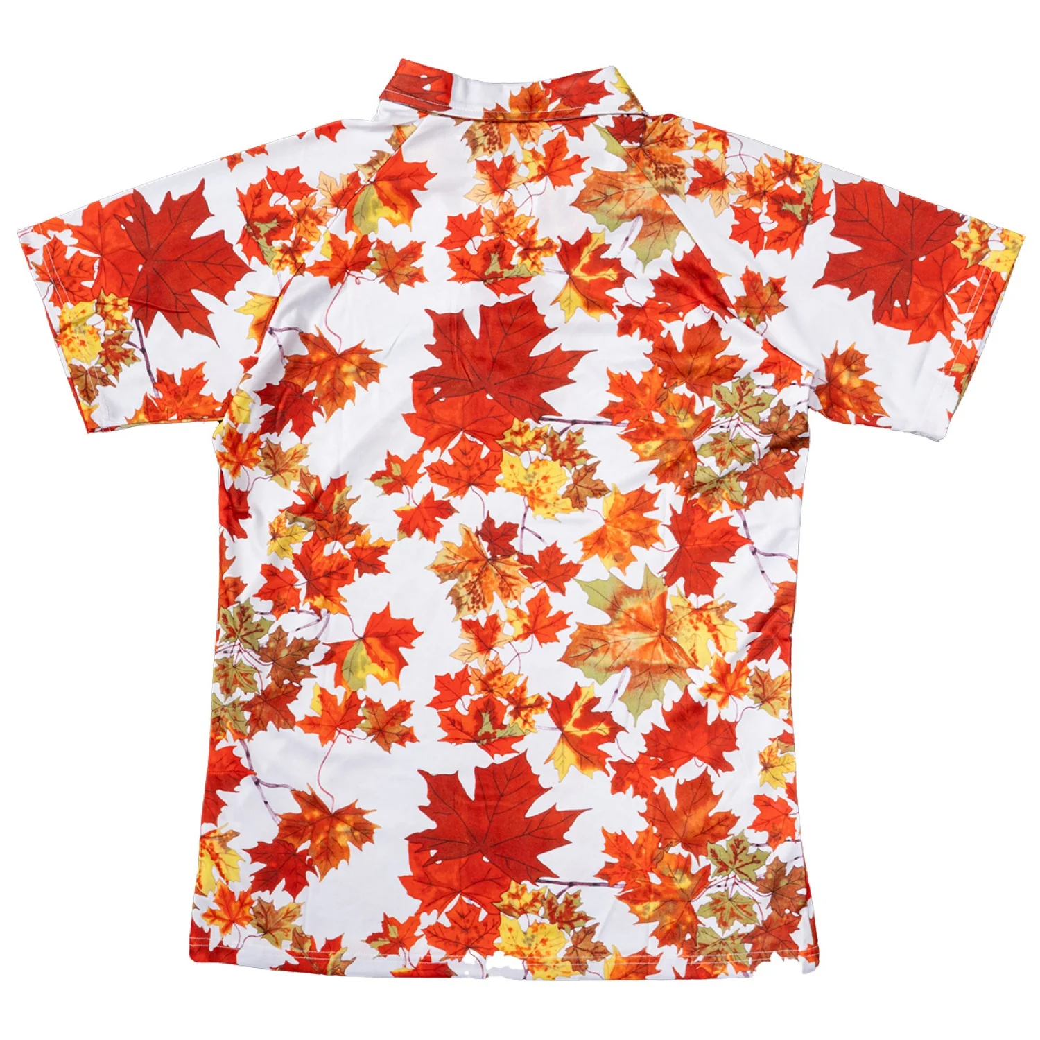 Tyler Durden Maple Leaf Button Up Shirt Adult Halloween Costume Cosplay Shirt - Image 6